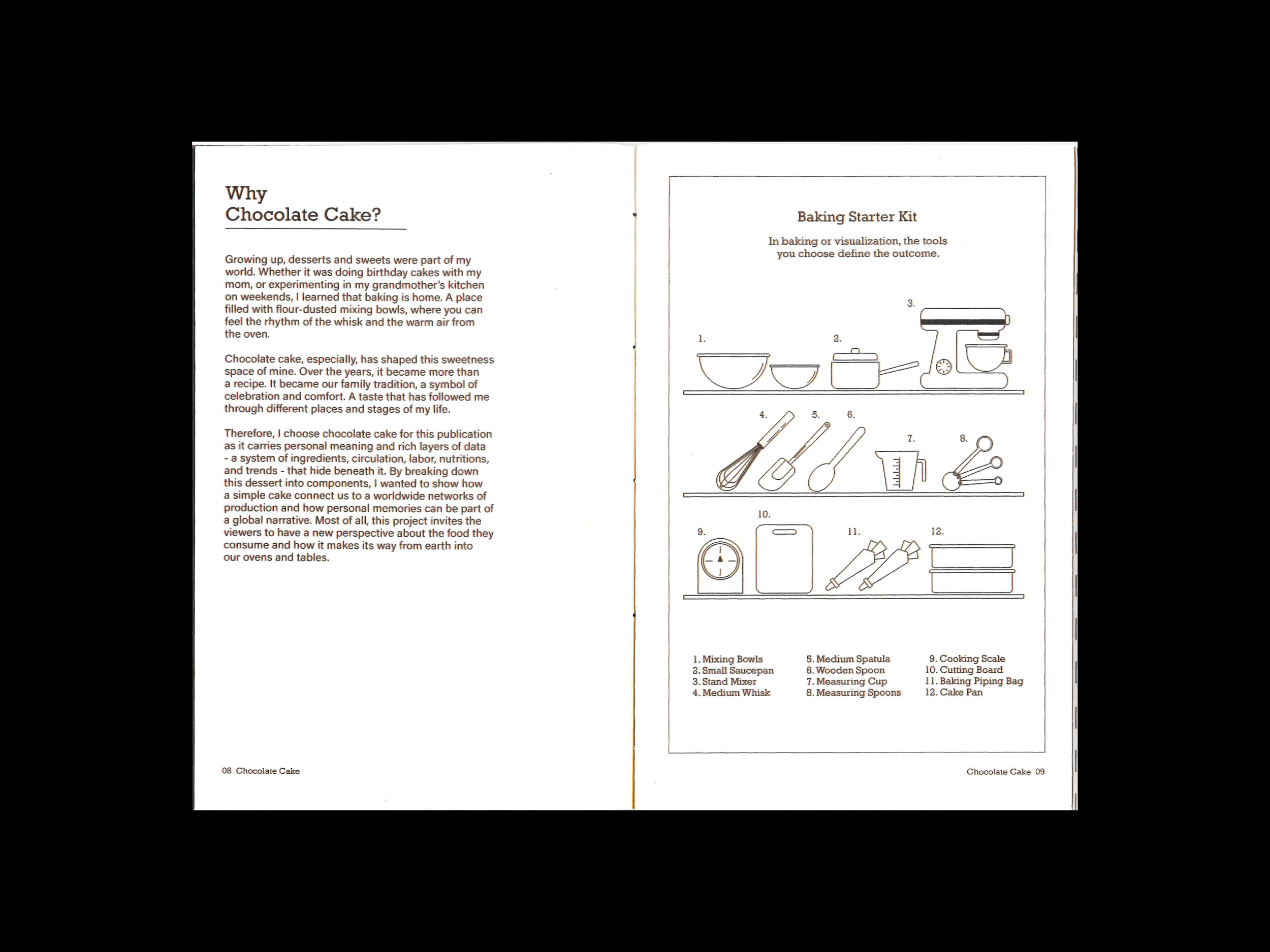 Chocolate Cake Cookbook: Data Visualization