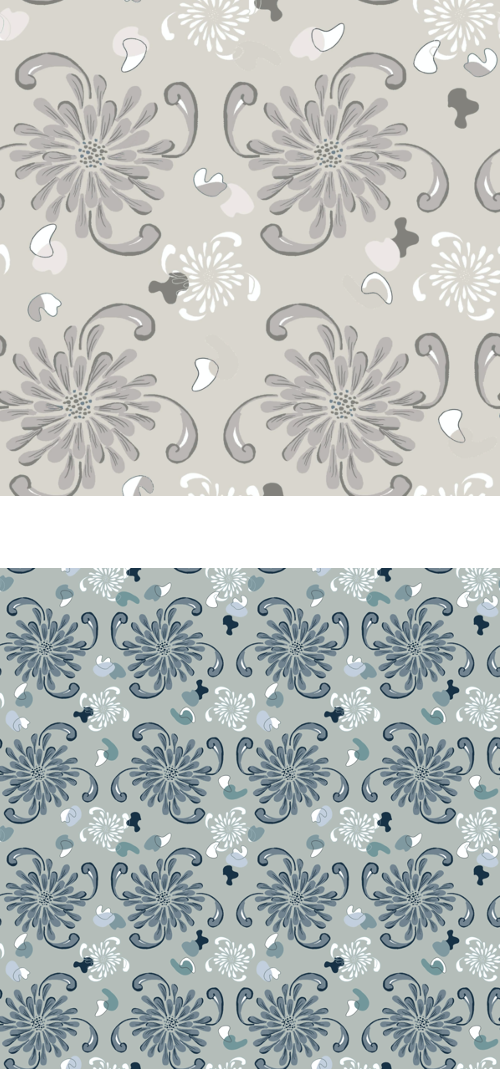 Contemporary Textile--Pattern design