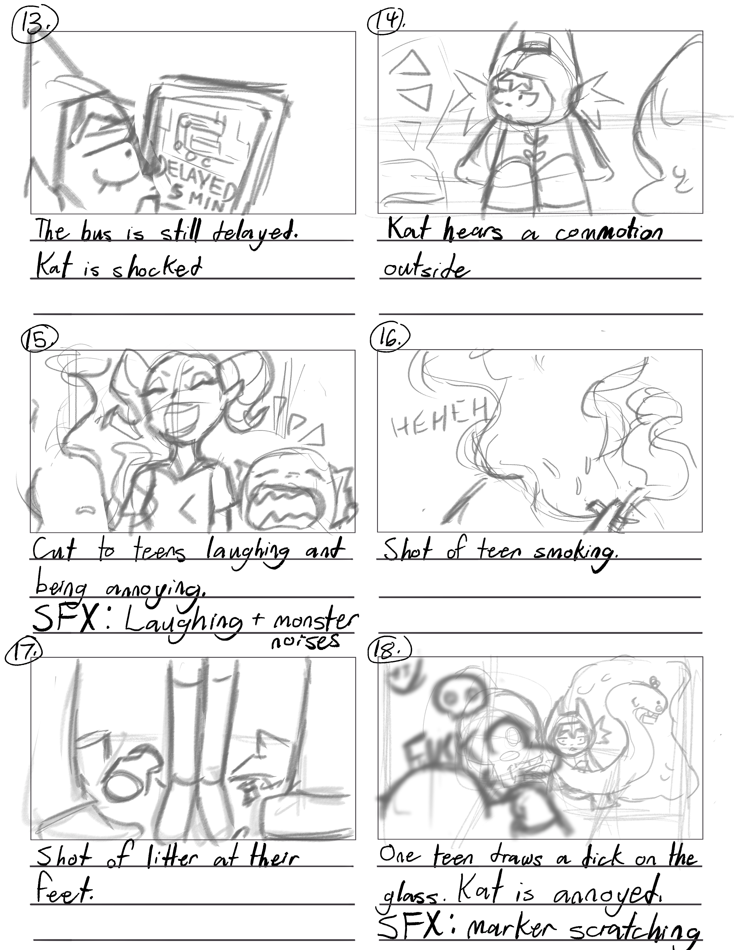Devil's Regional Transit storyboard
