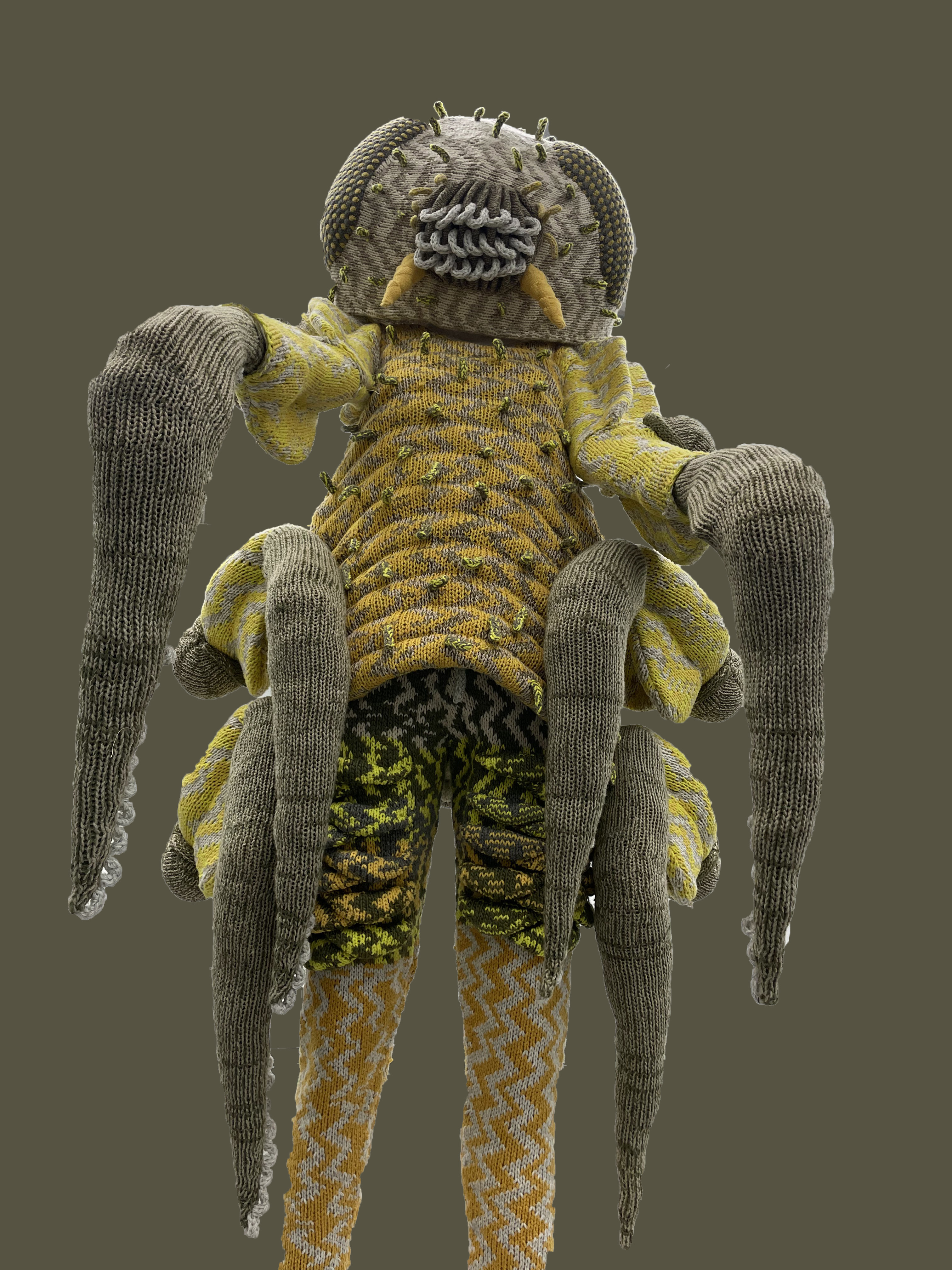 How I obliterated my body with pattern and texture.