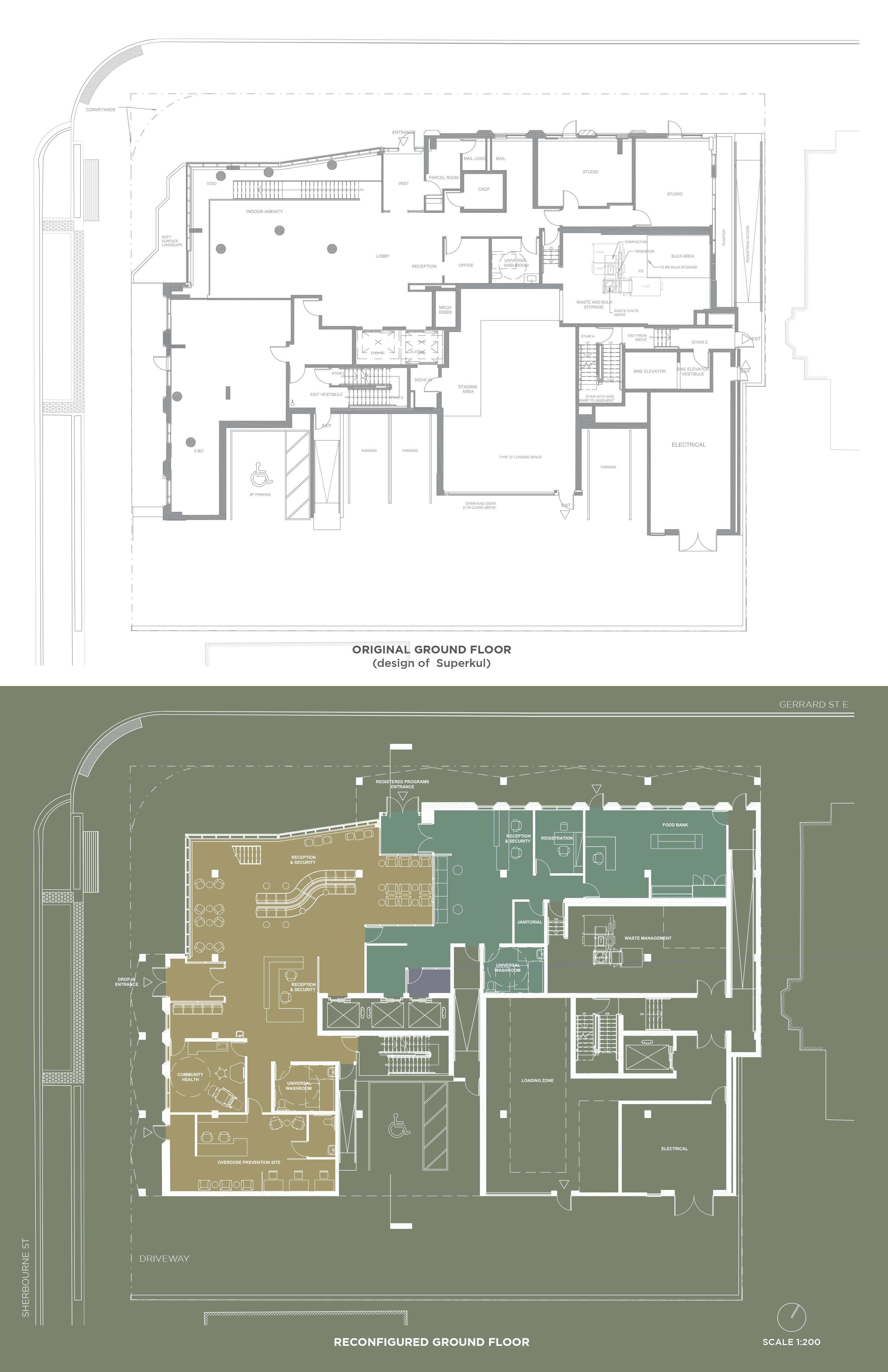 Ground floor plans