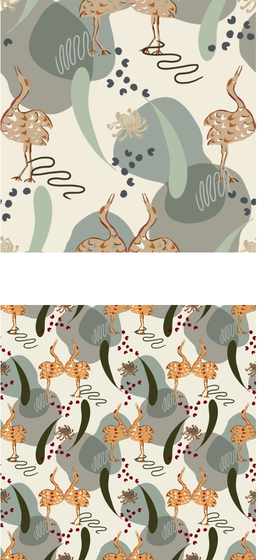 Contemporary Textile--Pattern design