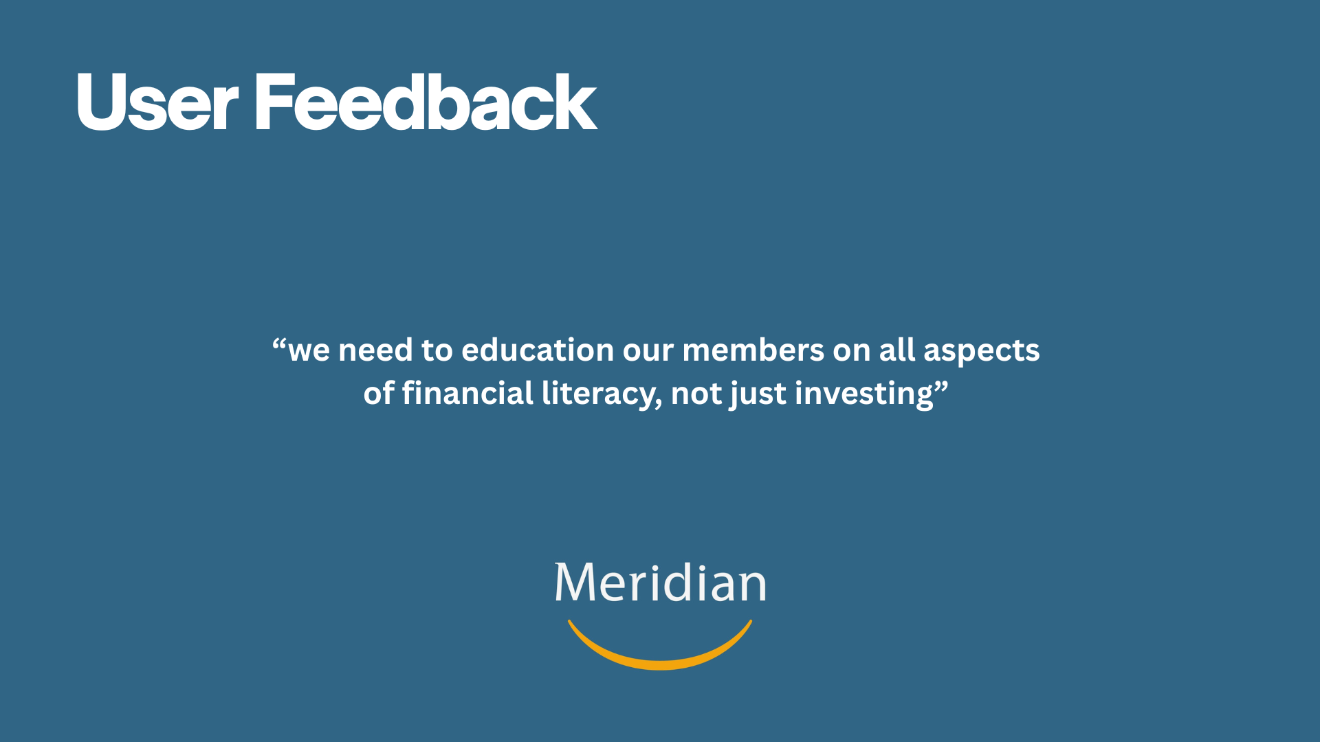 Meridian Feedback