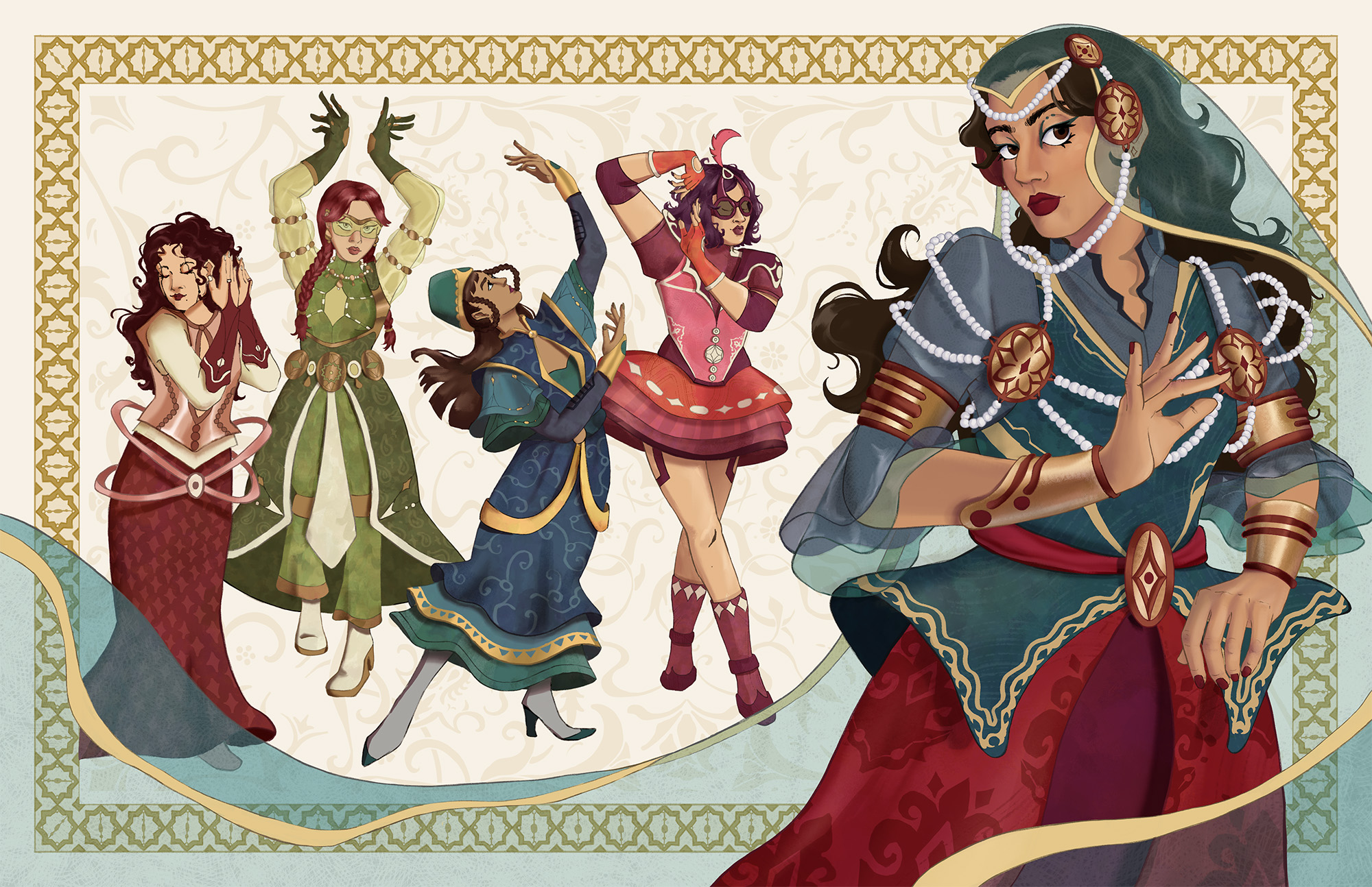 Traditional clothing and pattern design