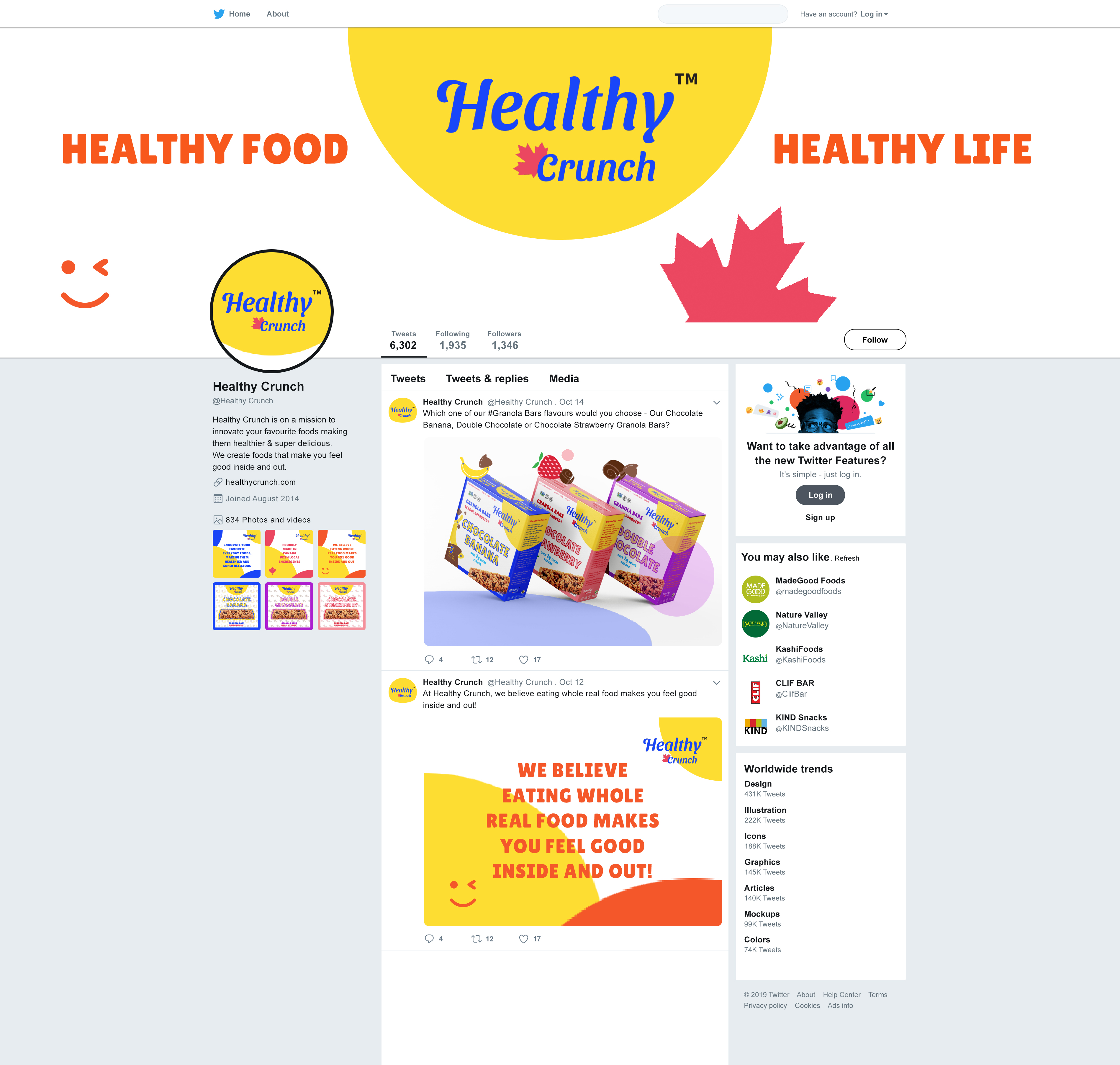 Healthy Crunch Rebranding