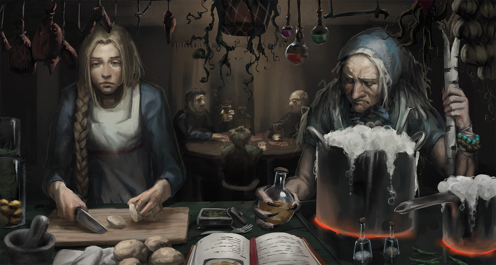 Baba Yaga and Vasilisa the Wise