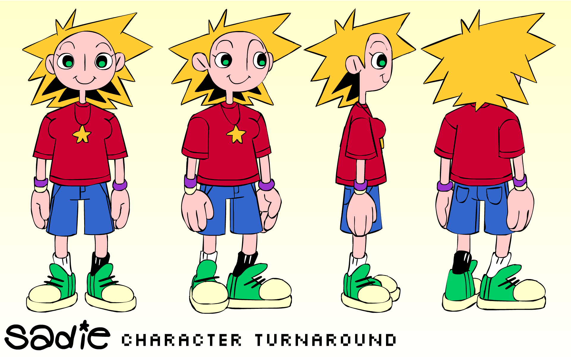 Sadie Character Turnaround