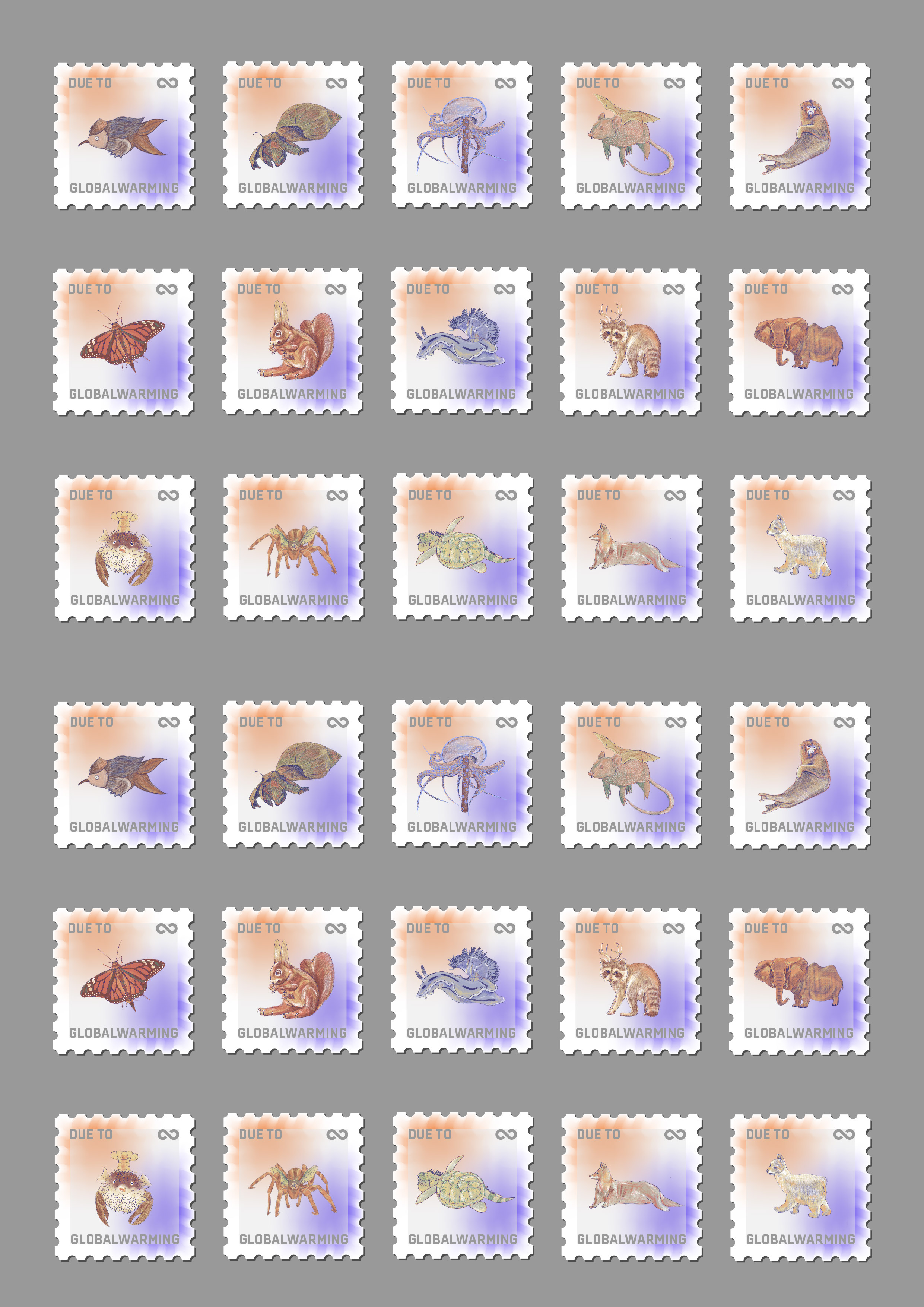 DUE TO GLOBAL WARMING...