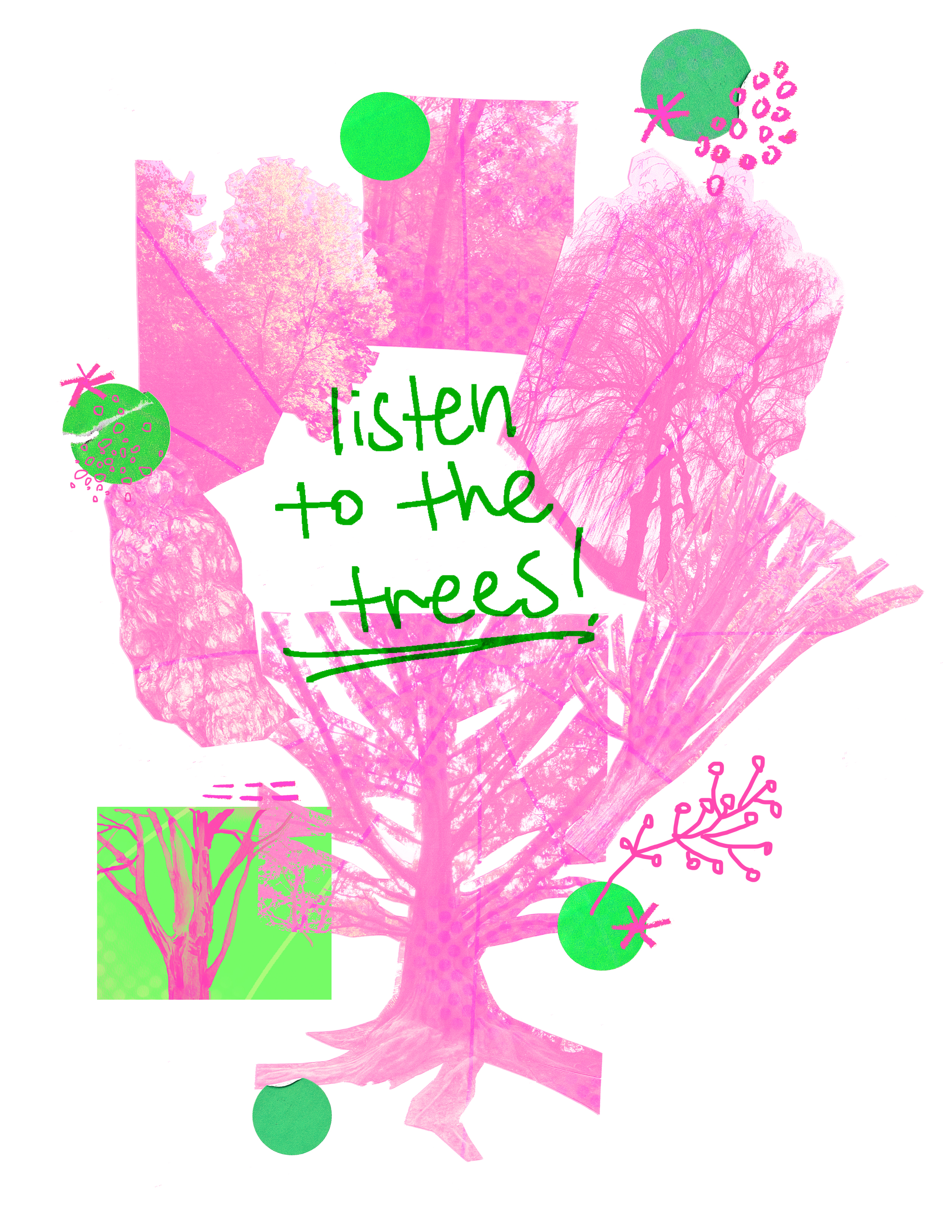 listen to the trees - poster