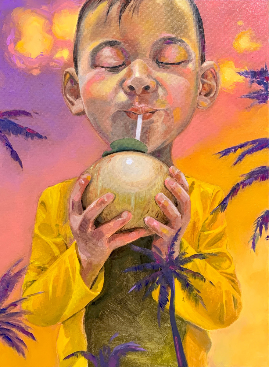 (4) Painting - Coconut Dreaming