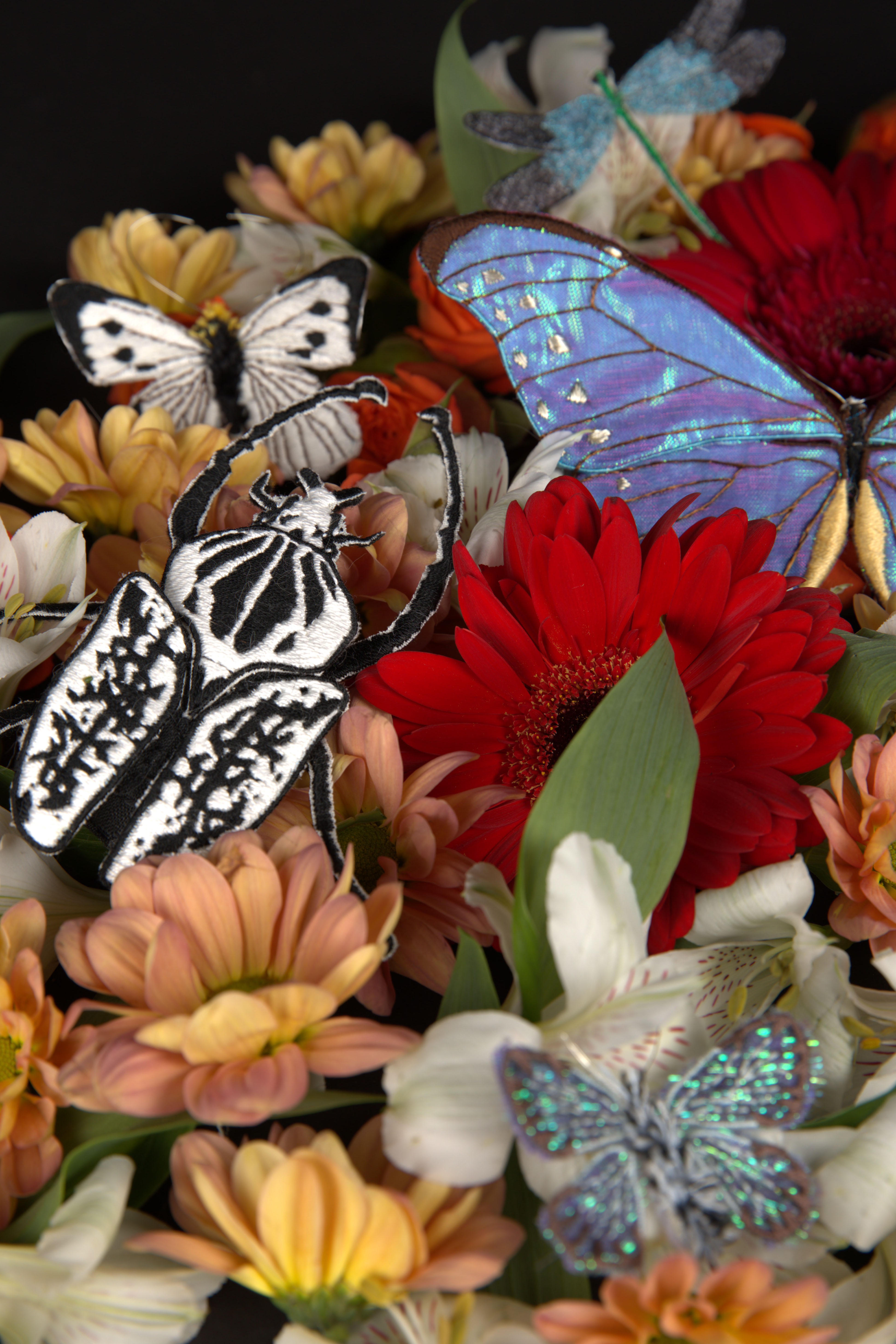 Threads of Life: A Tapestry of Endangered Insects in Flowers