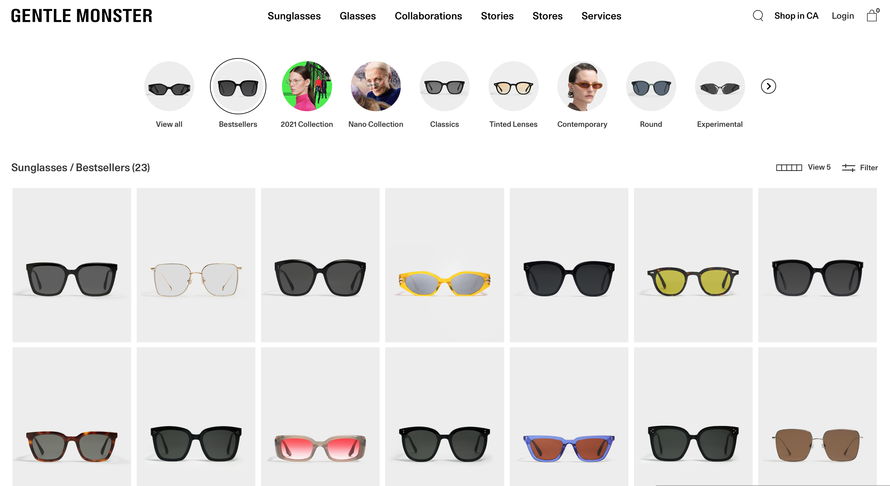 VR Online Experience for Gentle Monster