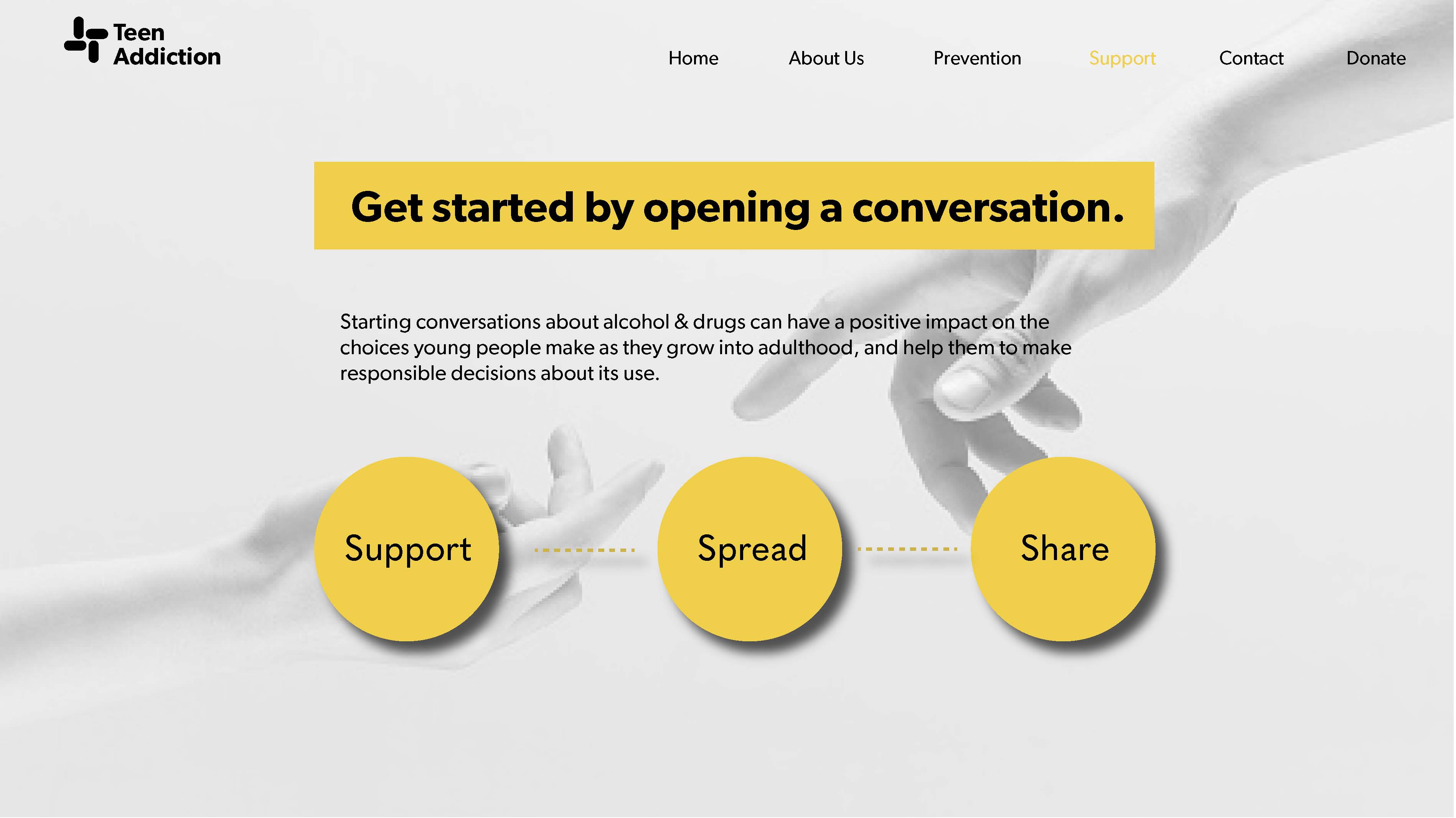 Teen Addiction Website