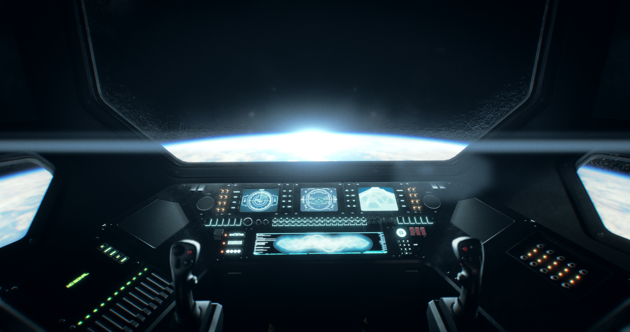 Game Scene Design- Spaceship interior