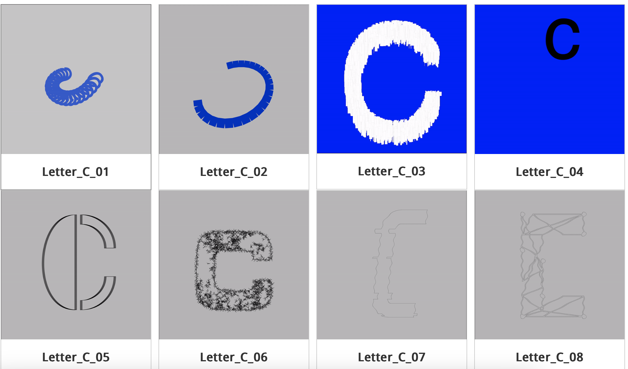 P5.JS-Letter C