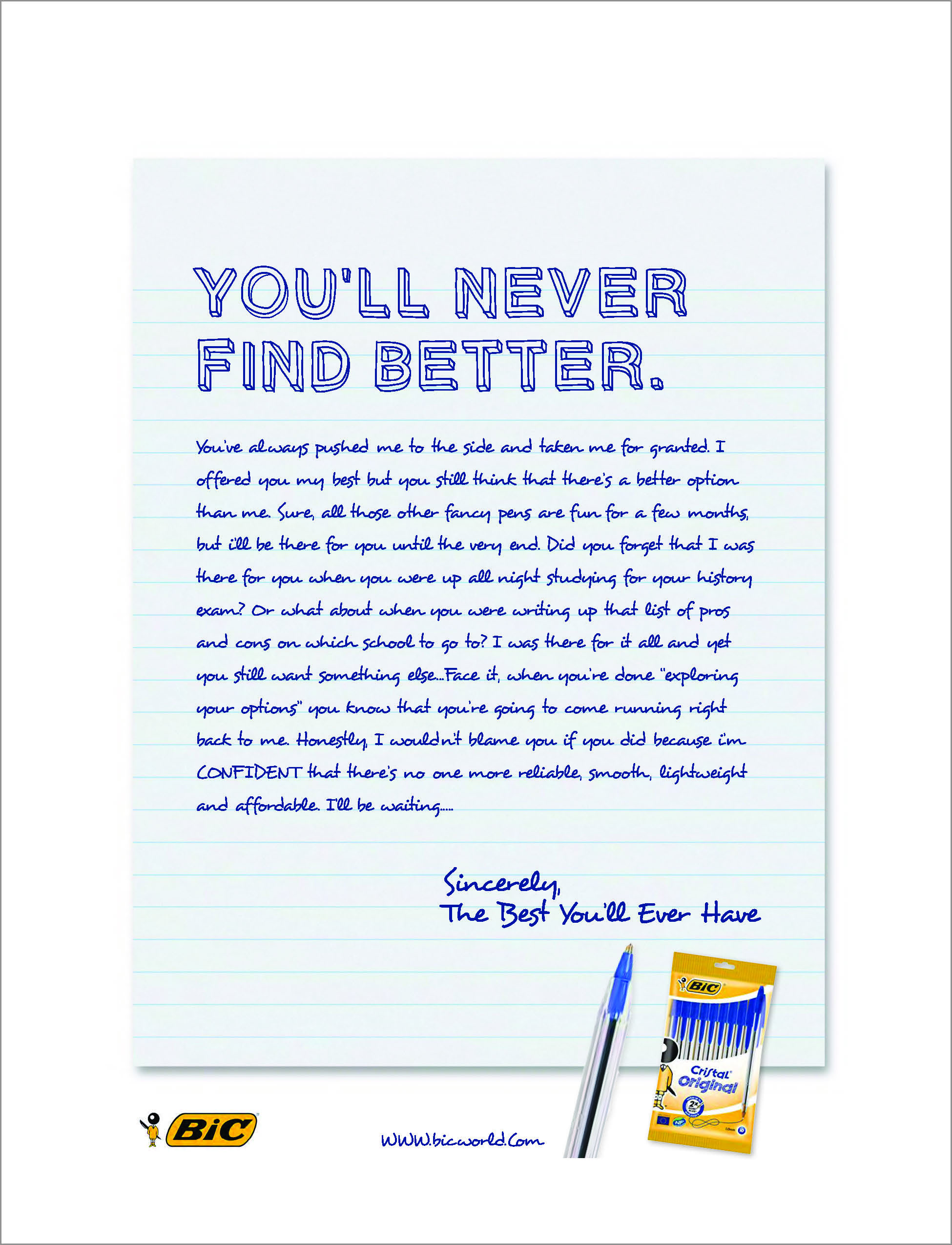 BIC Pens: You'll Never Find Better