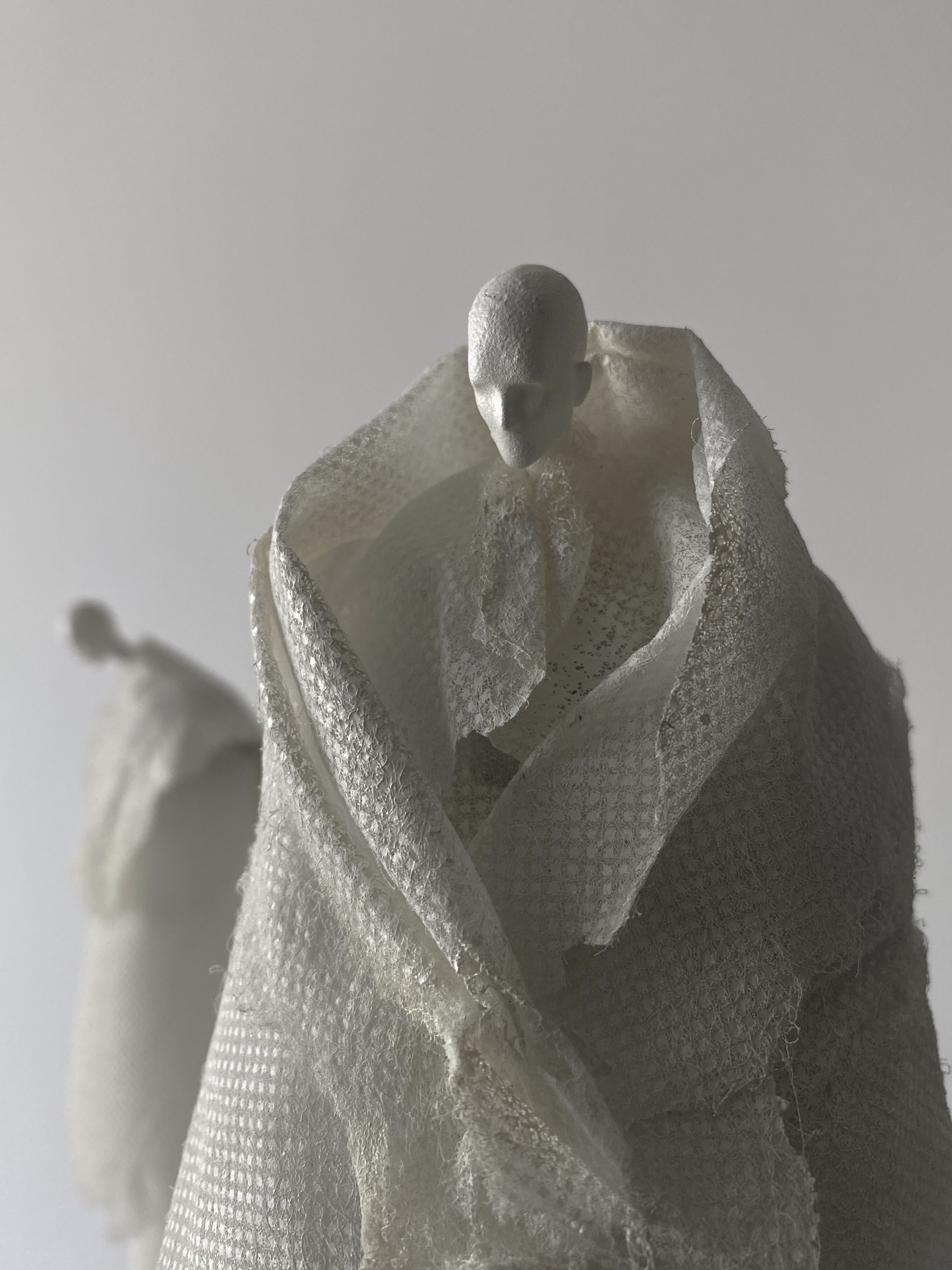 Standing beside the river