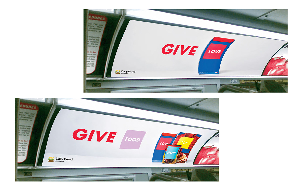 DAILY BREAD FOOD BANK: GIVE