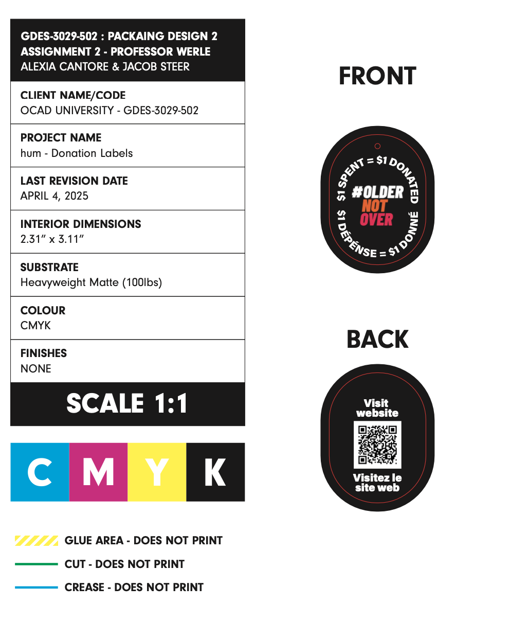 Hum Partnership Tag Dieline