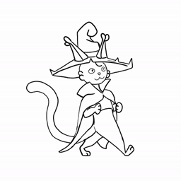 Kitters Character Rough Animation
