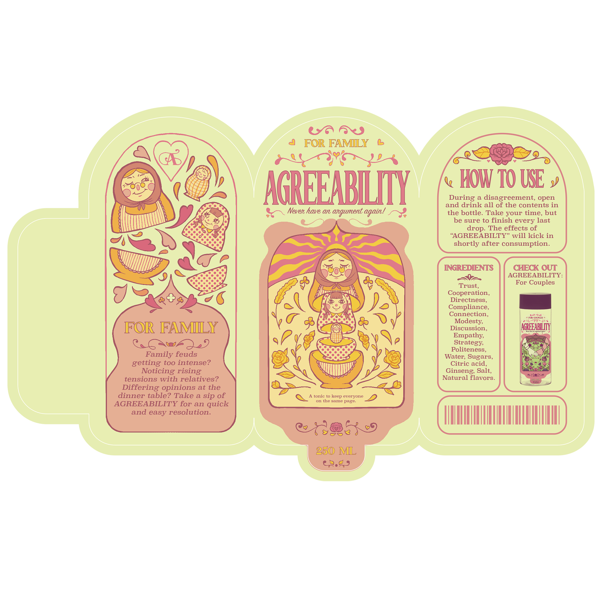 Agreeability Tonics