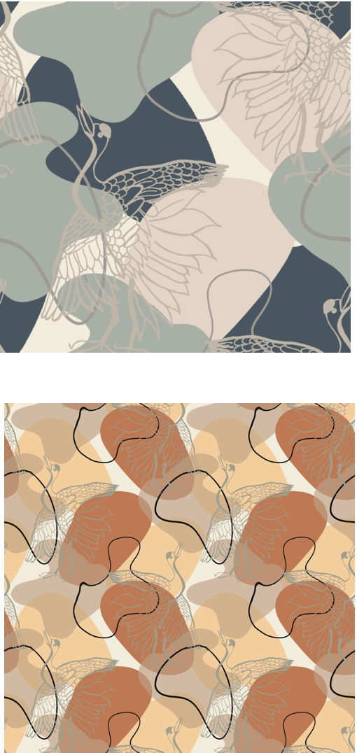 Contemporary Textile--Pattern design