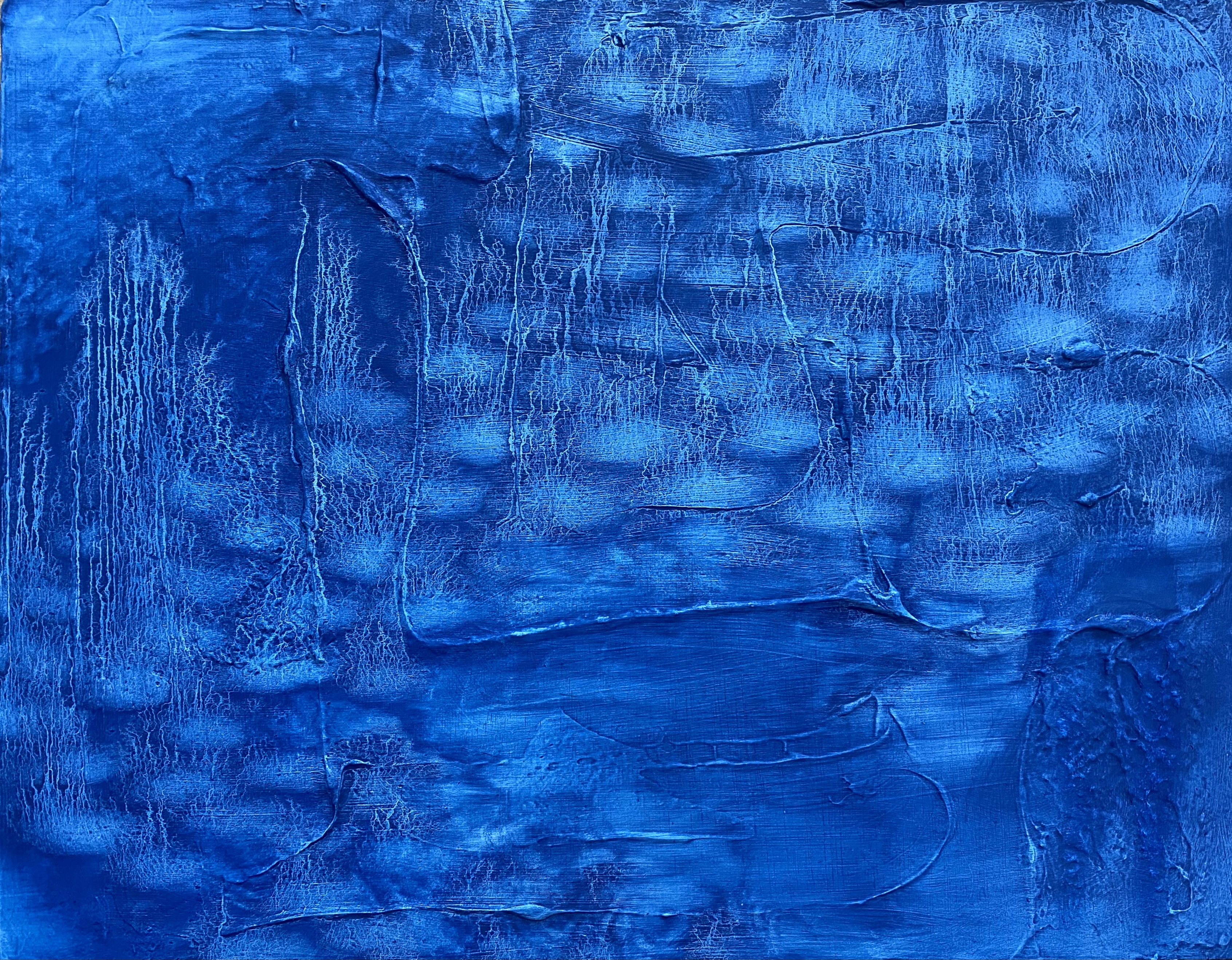 Abstract in blue