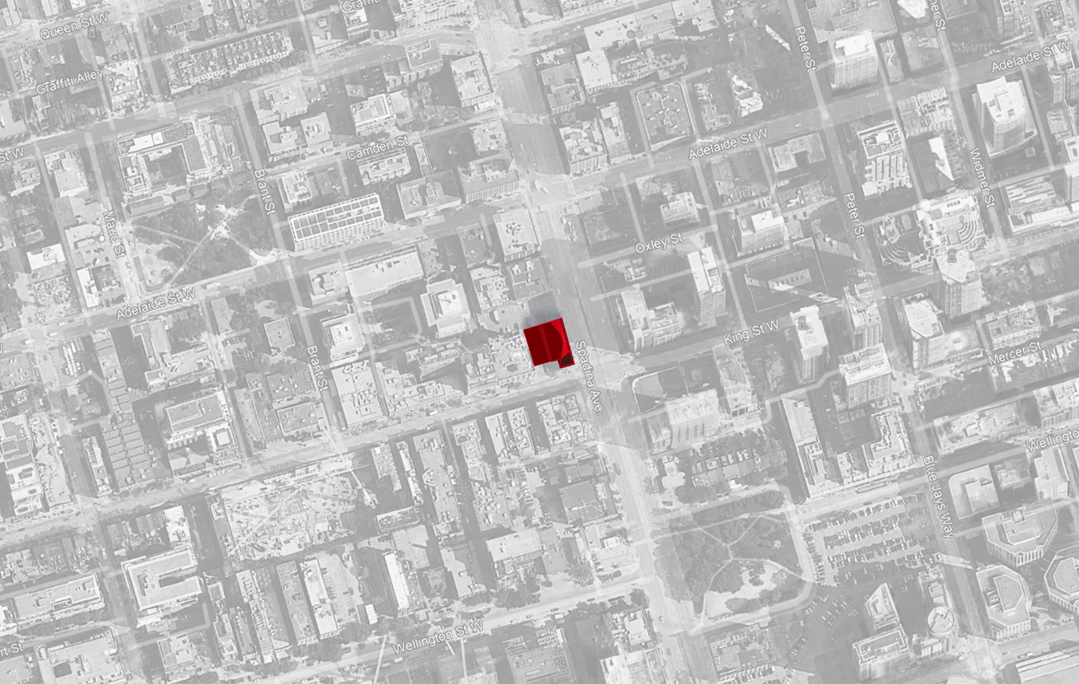 Site Map: King St W & Spadina Ave