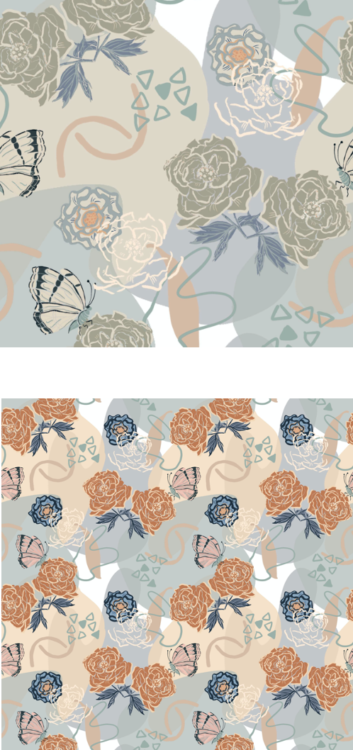 Contemporary Textile--Pattern design