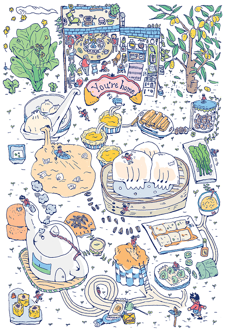 comfort food is a map that guides a lonely person home