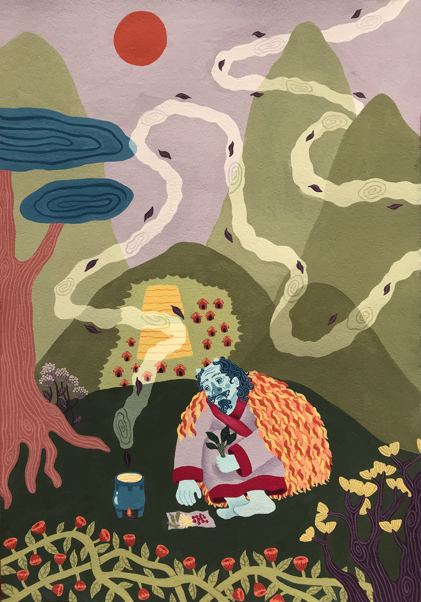 Shennong discovers tea