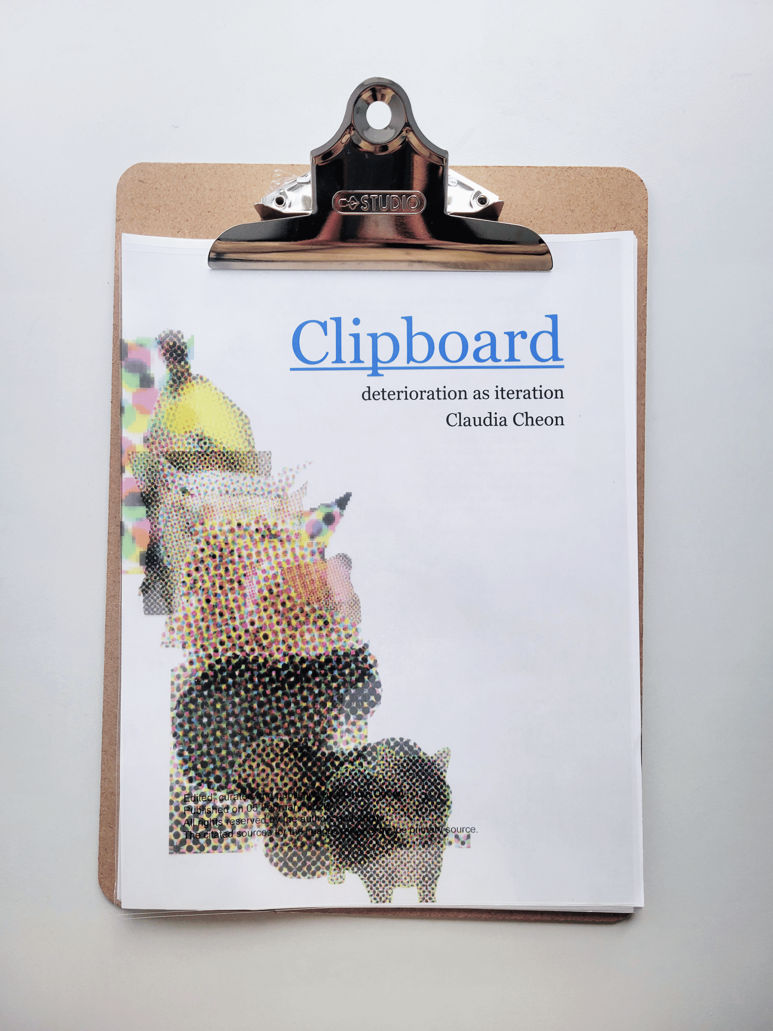 Clipboard: deterioration as iteration