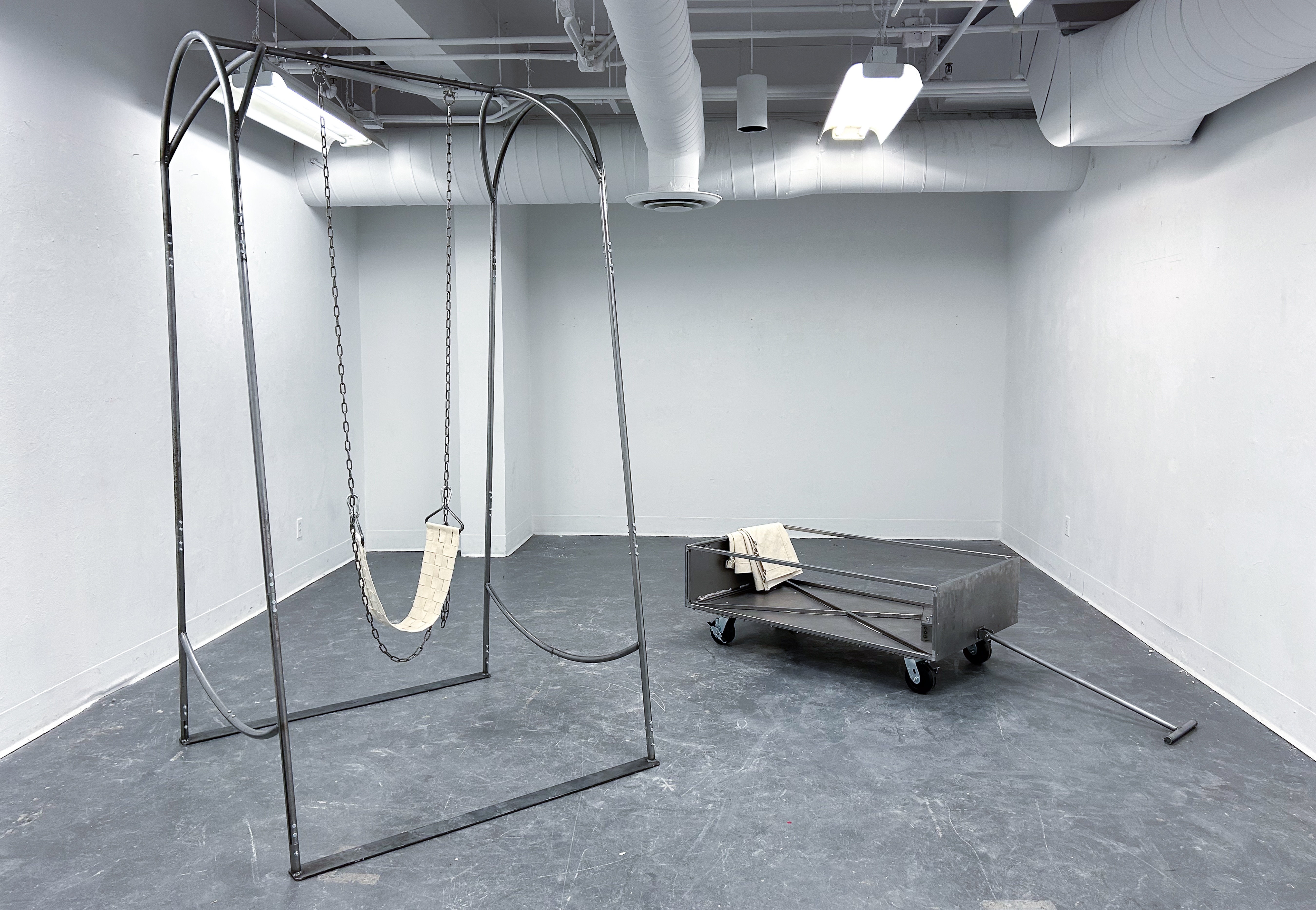 I'M TRYING TO TALK ABOUT GRIEF but with a swing a wagon and walking (gallery)