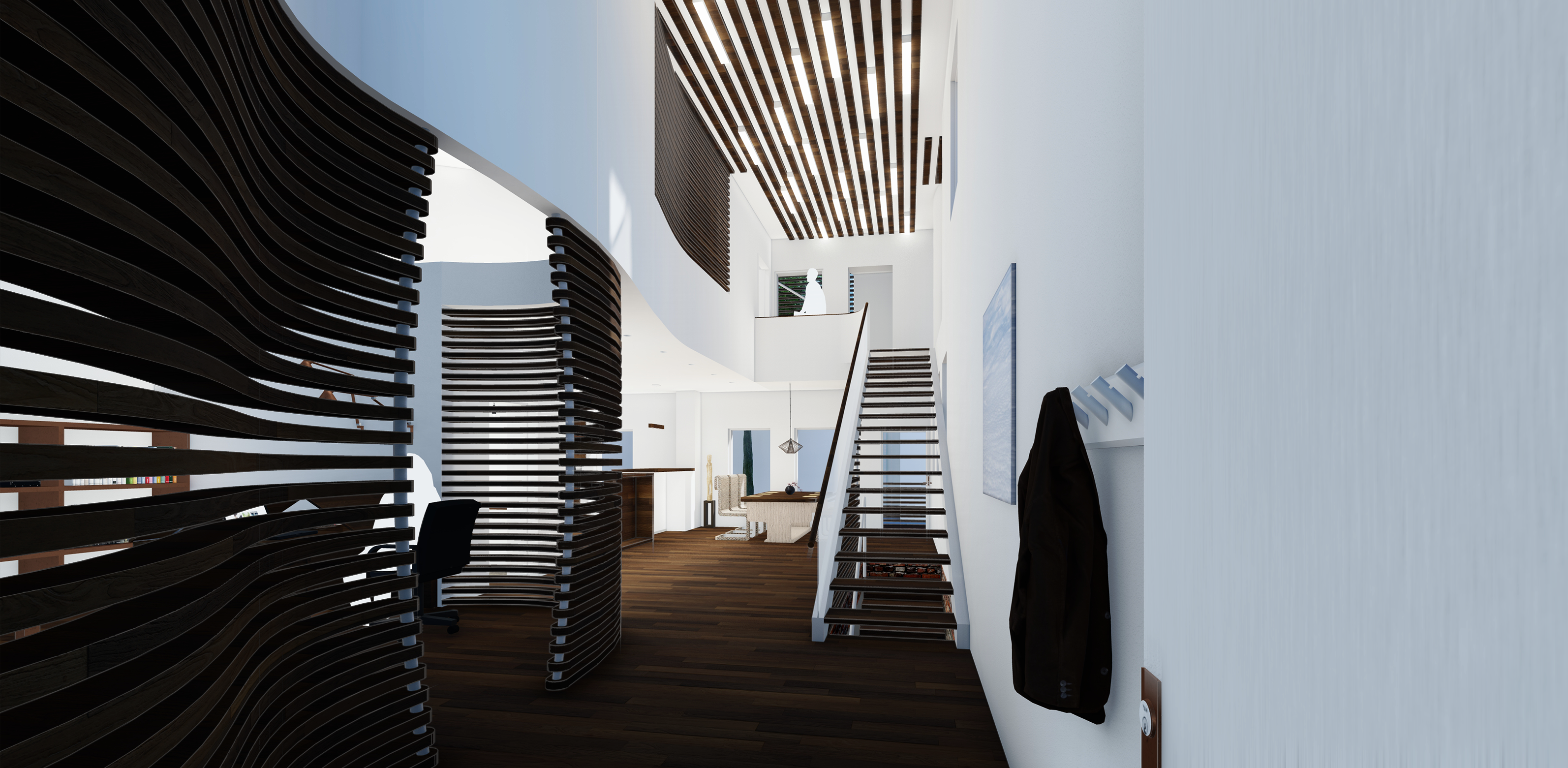 Perspective Render from Entrance