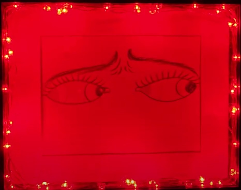Light Reactive Prototype - 8" x 10" Frame (red)