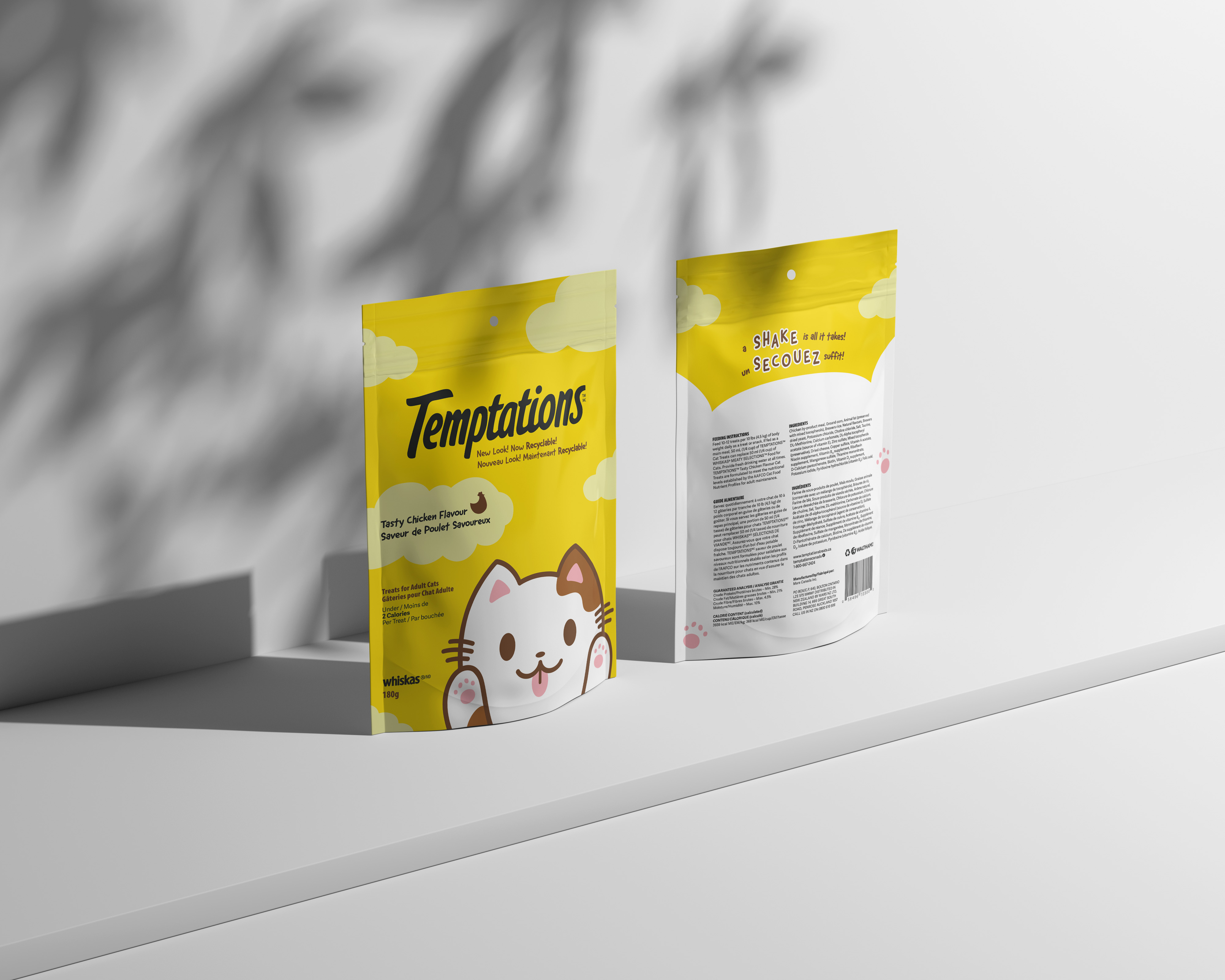 Temptations Adult Cat Treats (Packaging Redesign) - 2