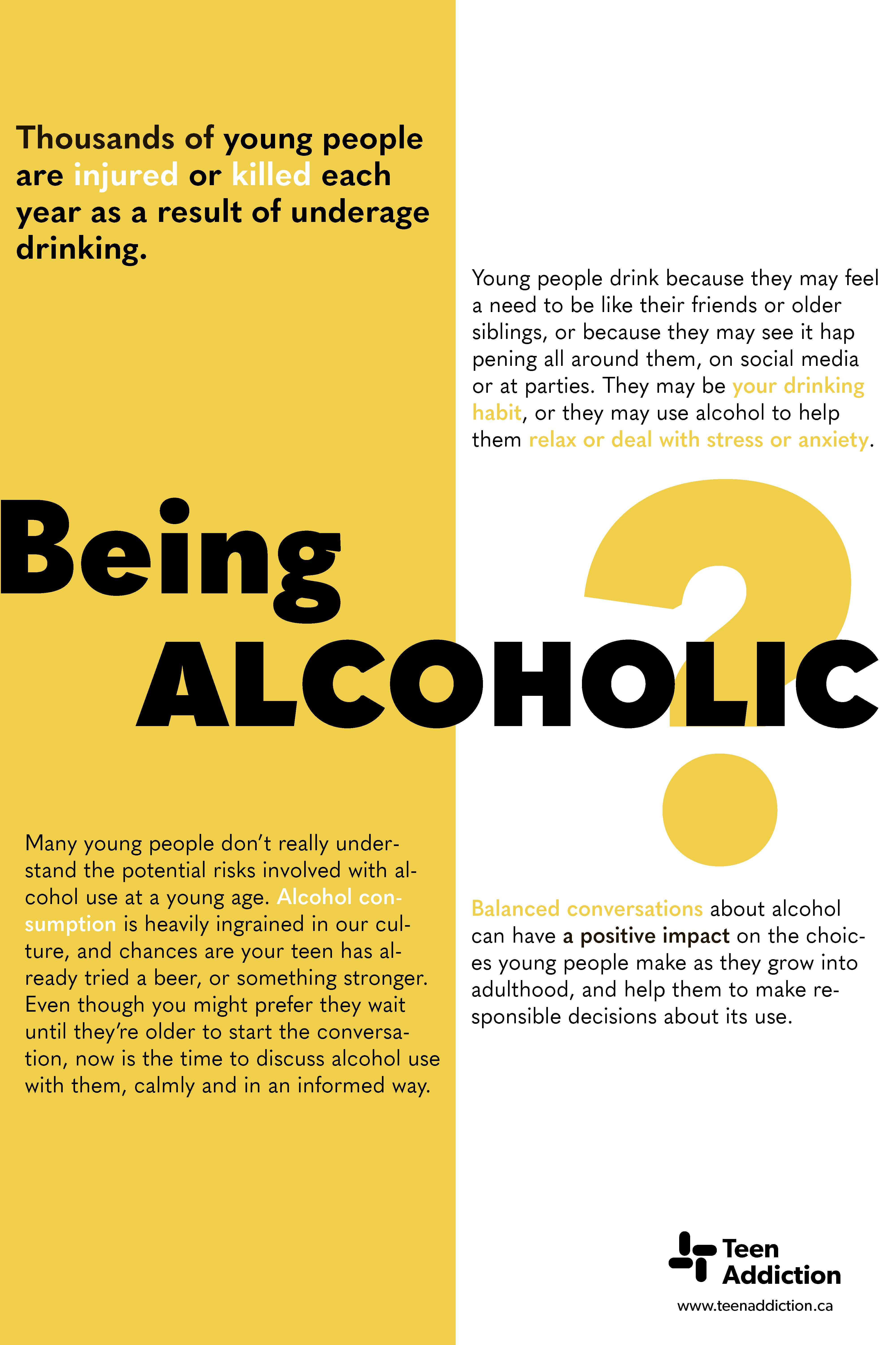 Teen Addiction Poster