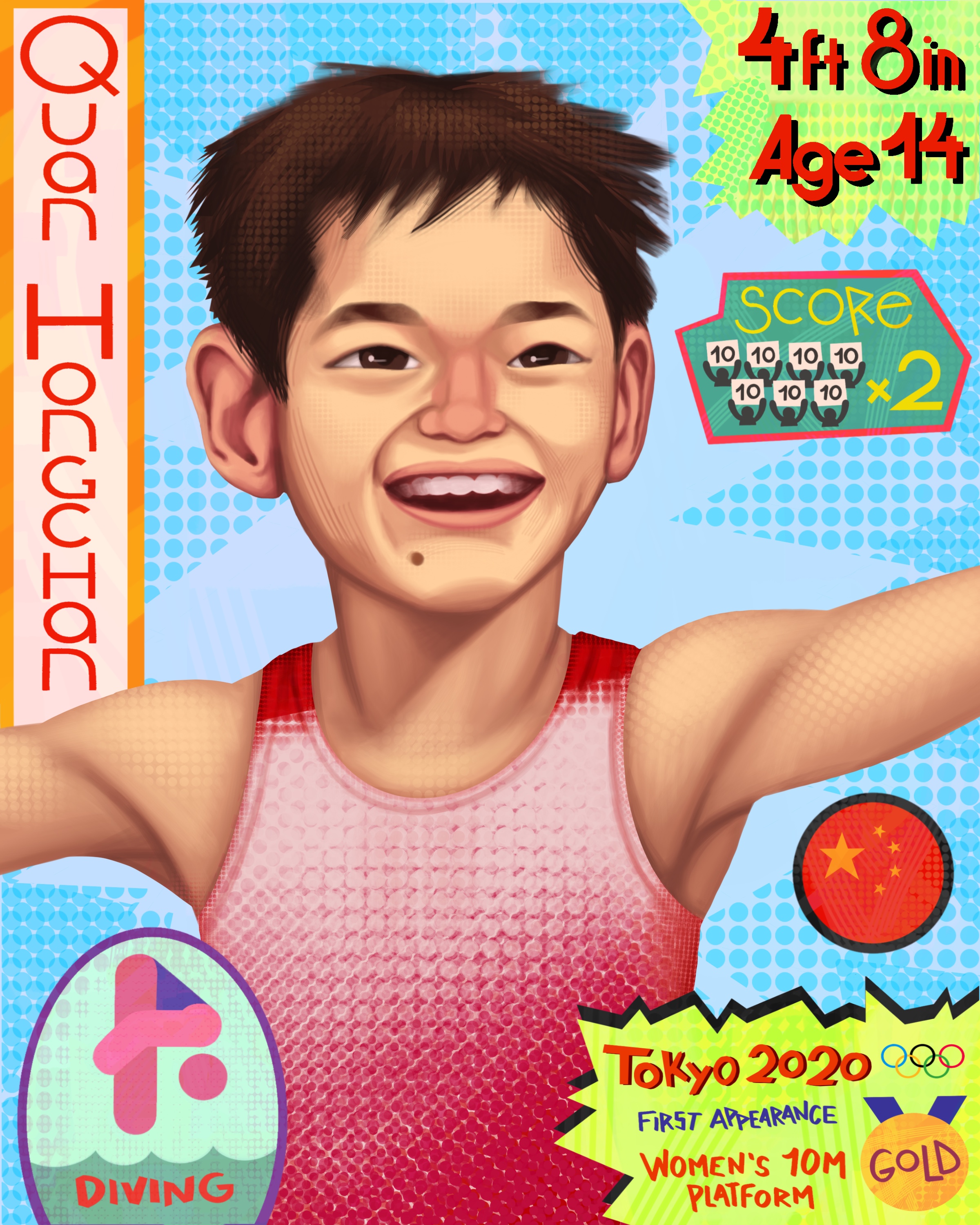 Quan Hongchan Trading Card
