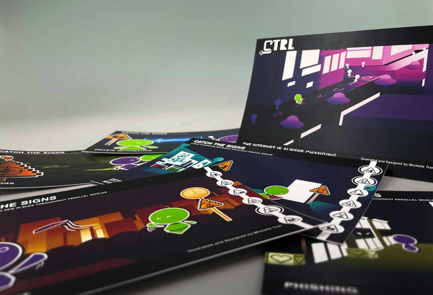Cat the Signs: Postcards