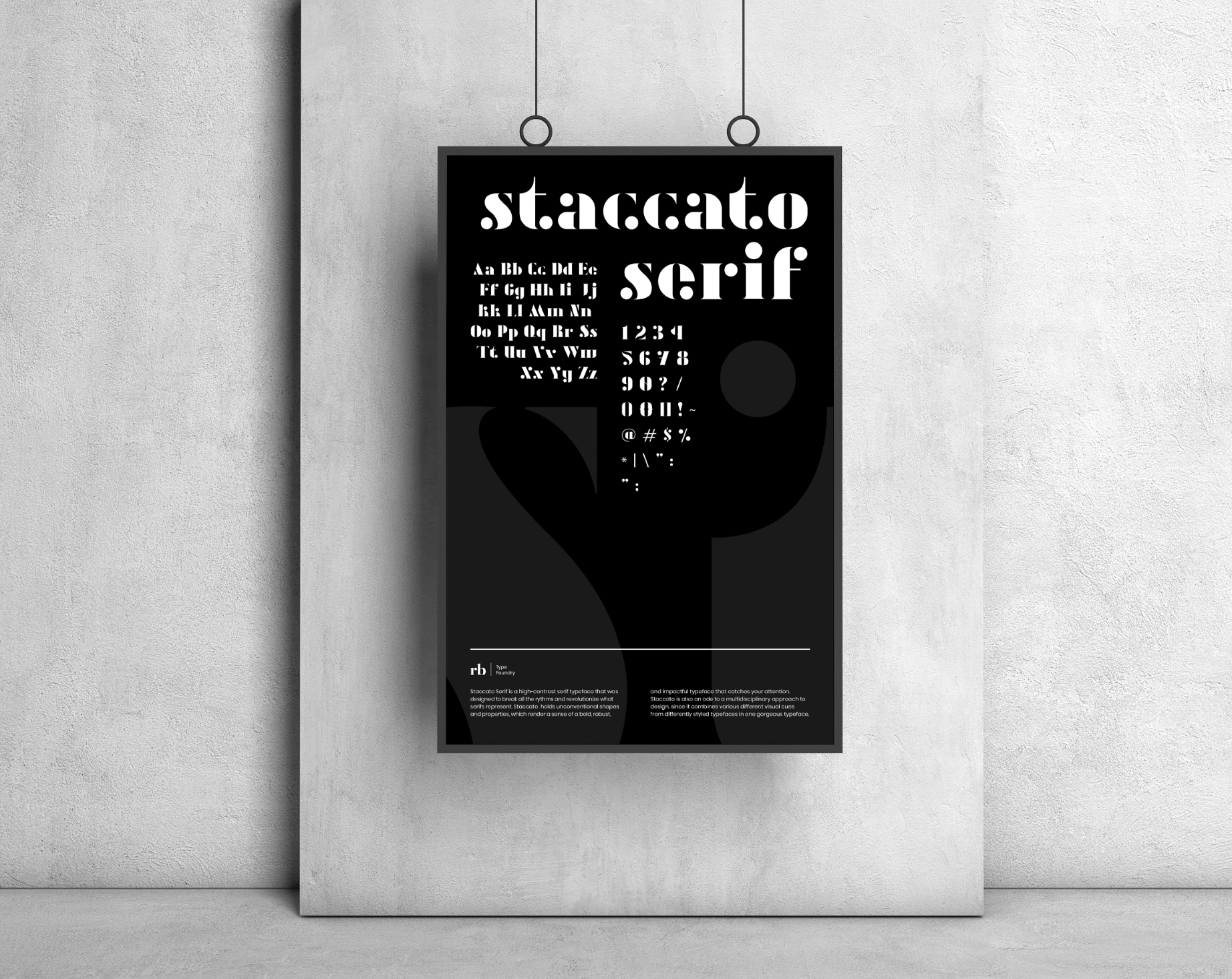 Staccato Typeface