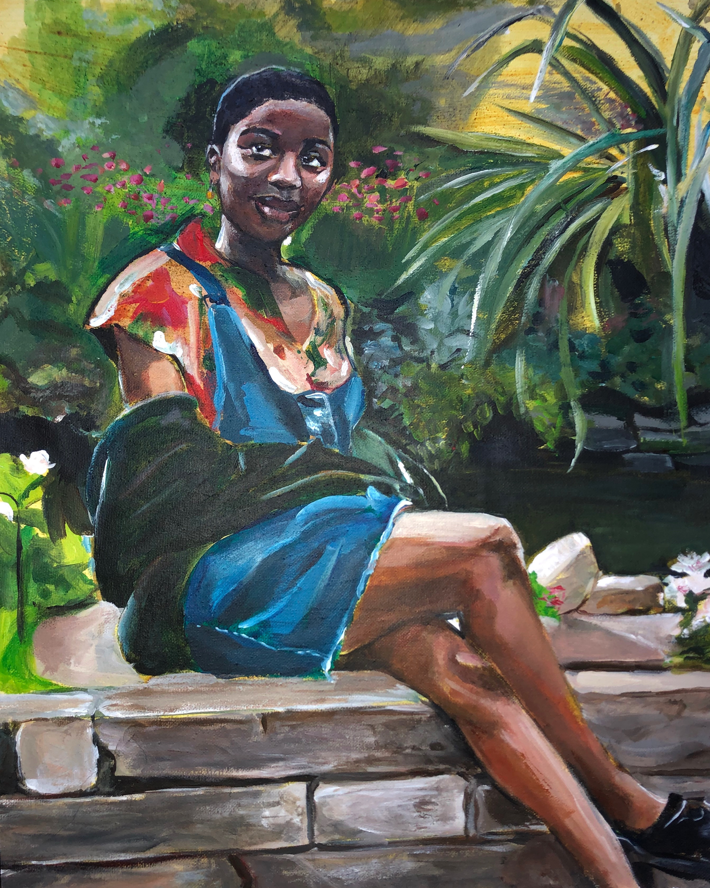 Self Portrait at Allan Gardens Conservatory