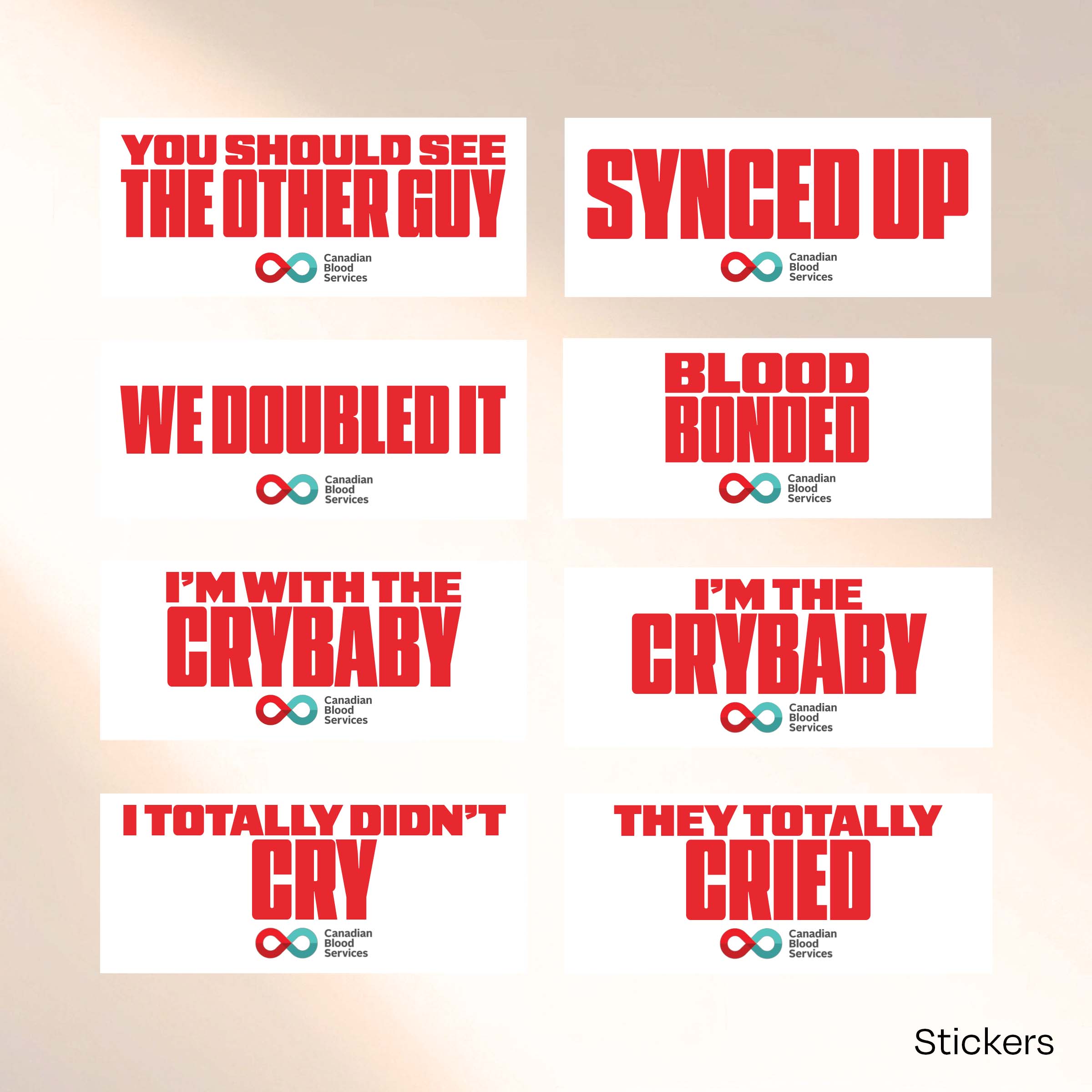 Blood Buddies - Stickers