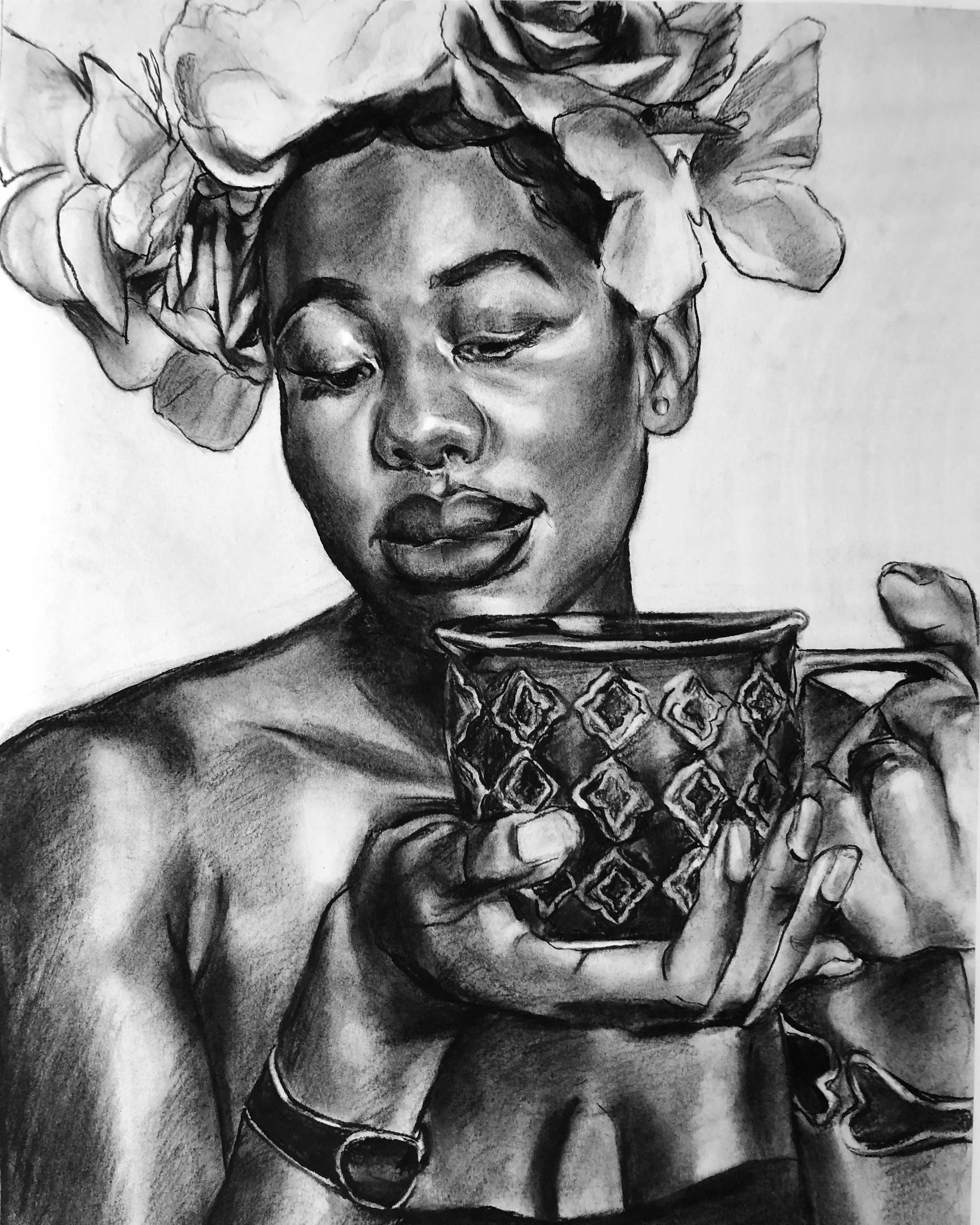 Self Portrait with Tea