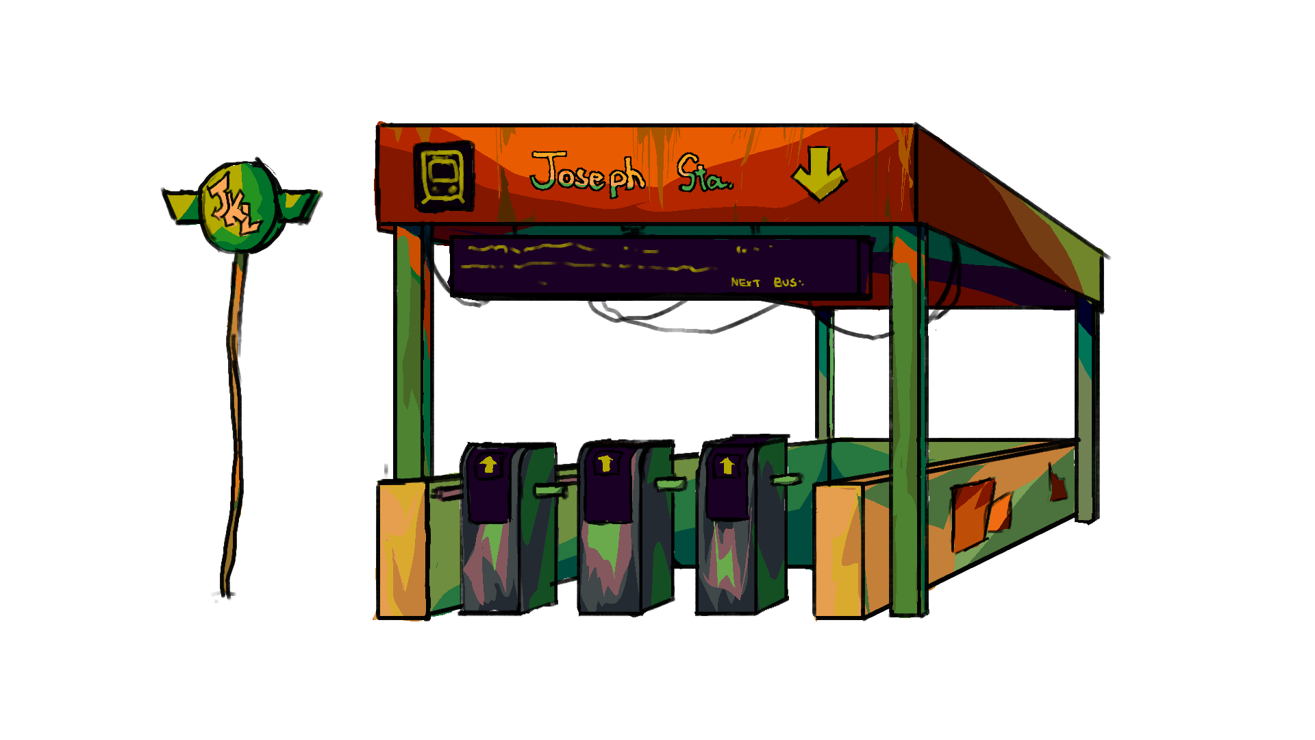 Subway Concept Art