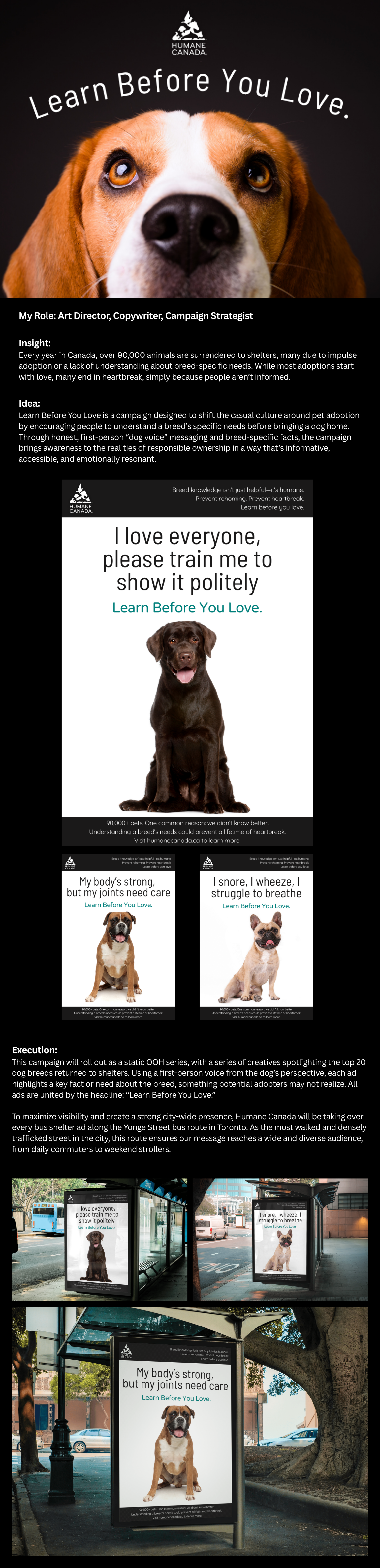 Humane Canada - Learn Before You Love.