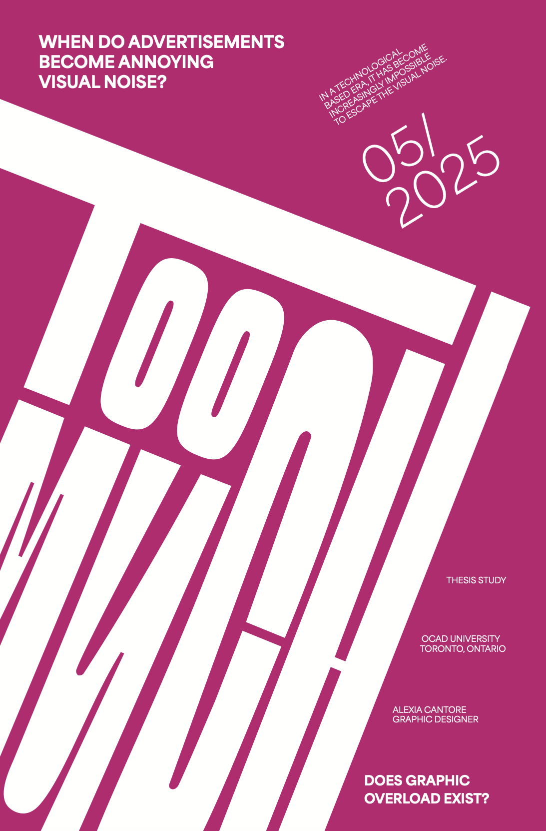 Too Much Promotional Exhibition Material