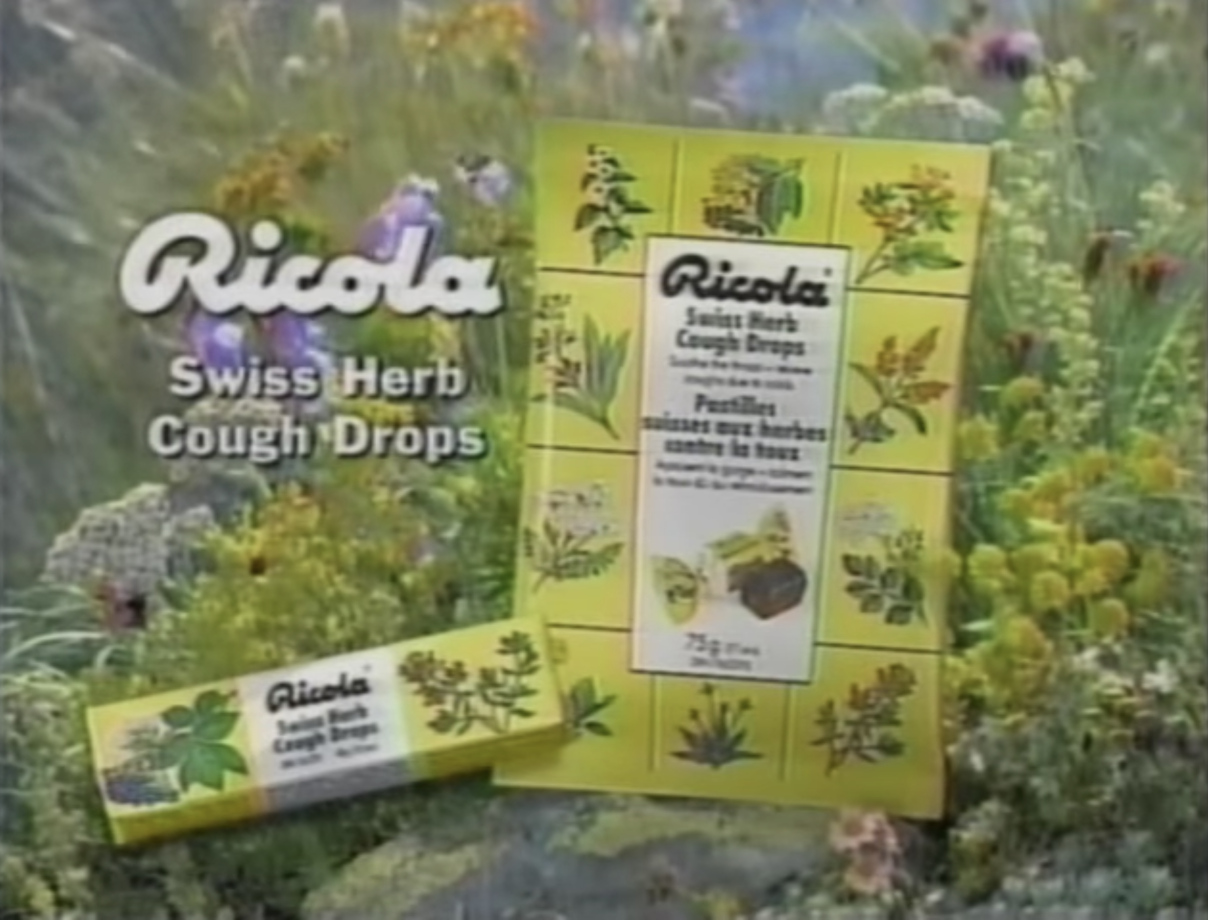 Screenshot from old Ricola commercial