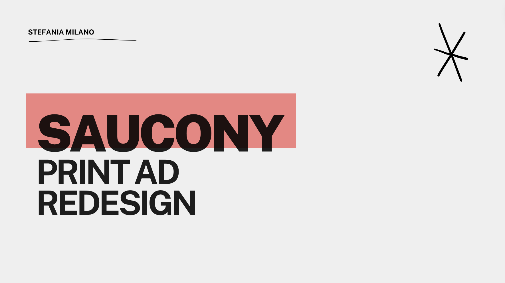 Saucony Print Ad Redesign