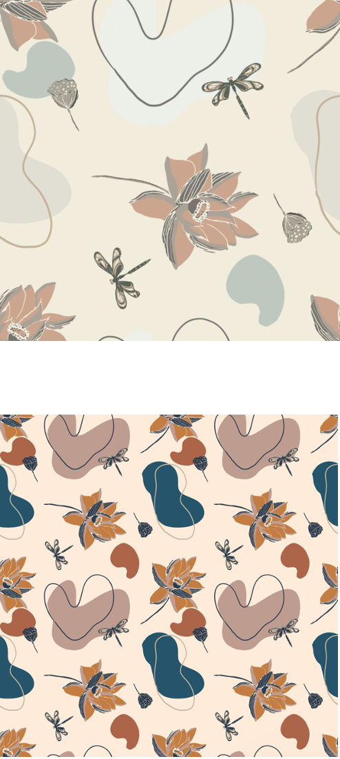 Contemporary Textile--Pattern design