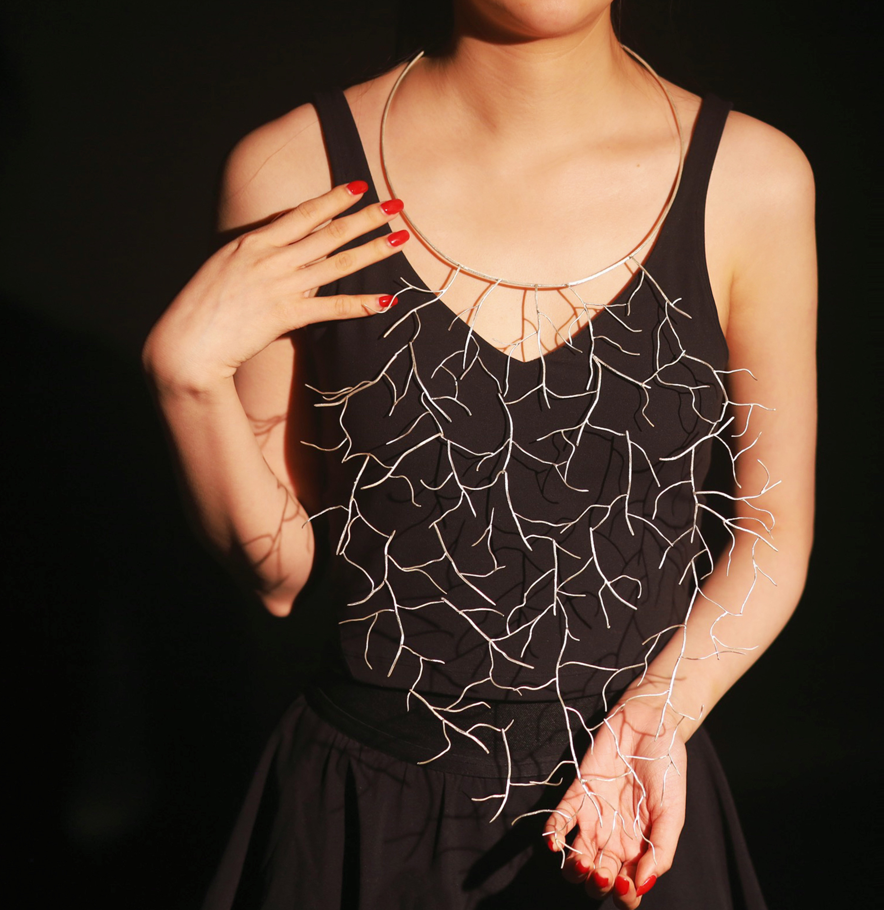 Synaptic Blossom necklaces